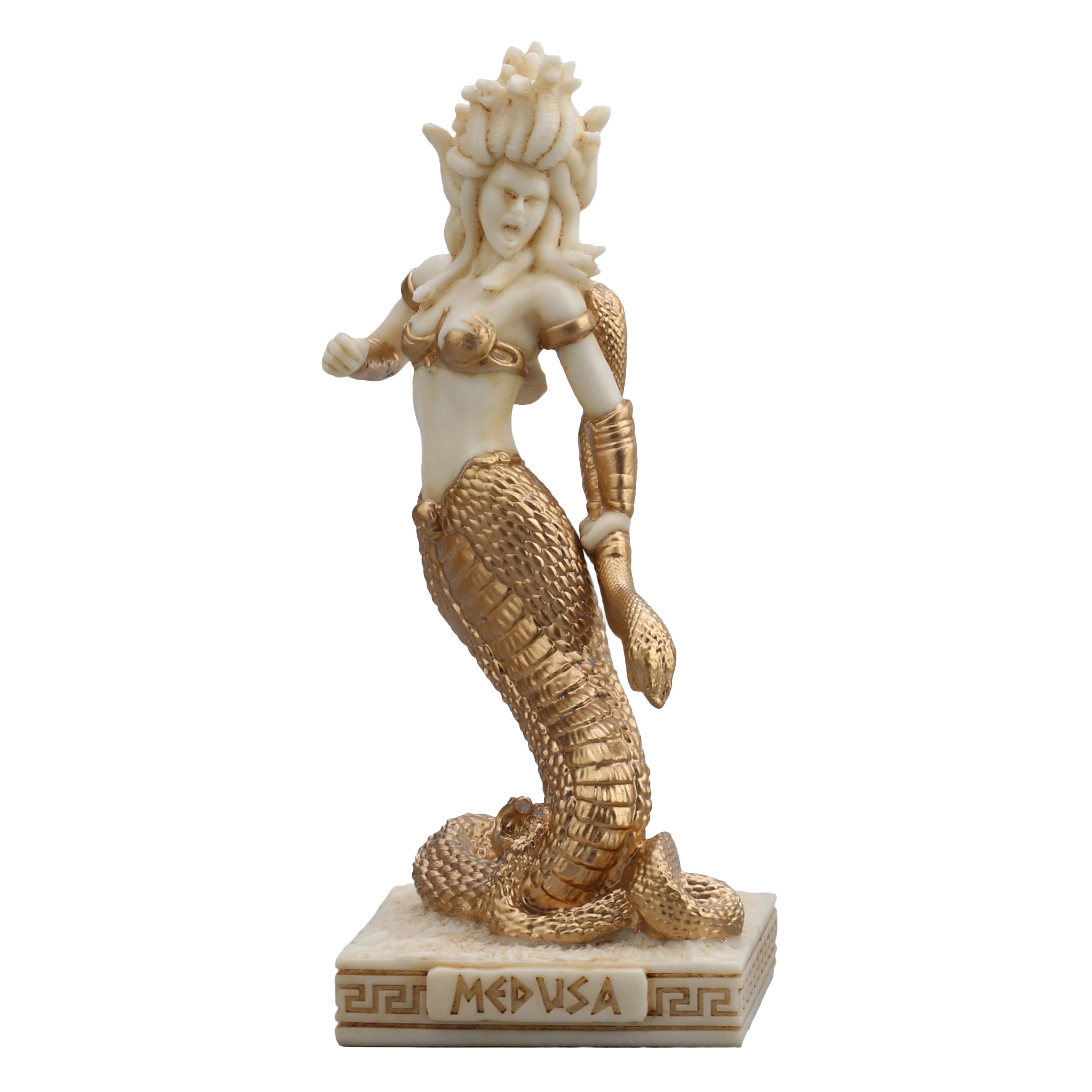 Μέδουσα — Άγαλμα σε λευκό Veronese Design, 9 cm
