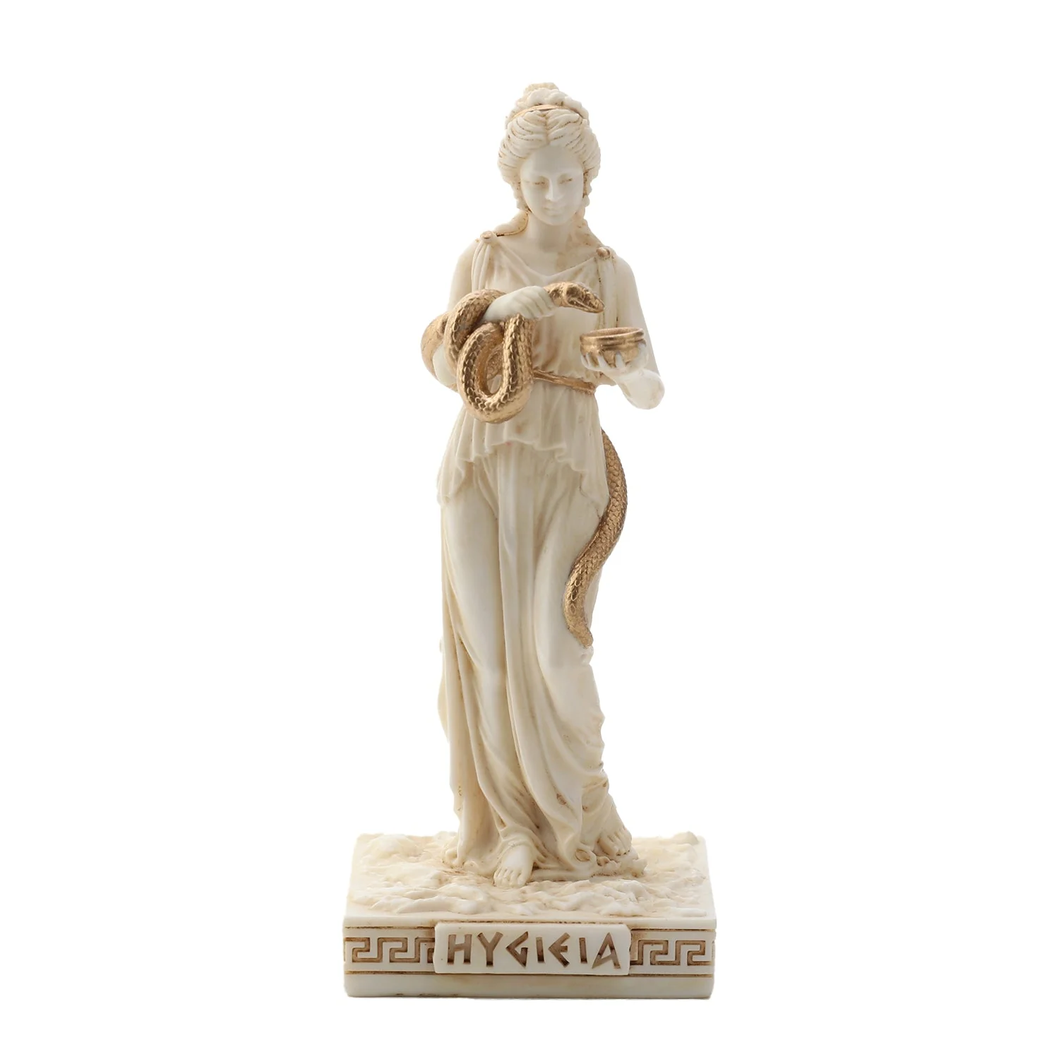 Υγεία — Θεά της υγείας — Άγαλμα σε λευκό Veronese Design, 9,2 cm