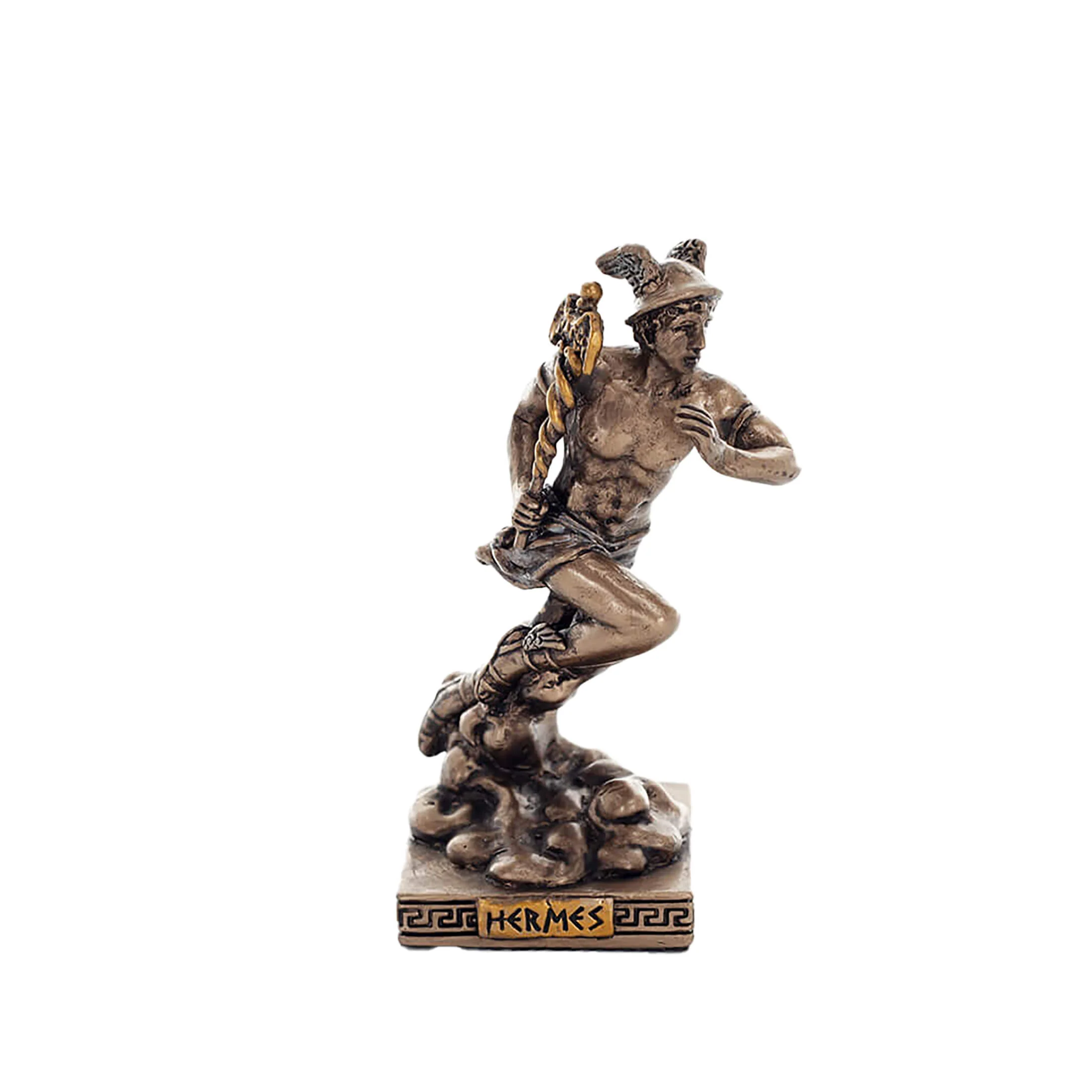 Ερμής — Άγαλμα με μπρονζέ φινίρισμα Veronese Design, 8,9 cm