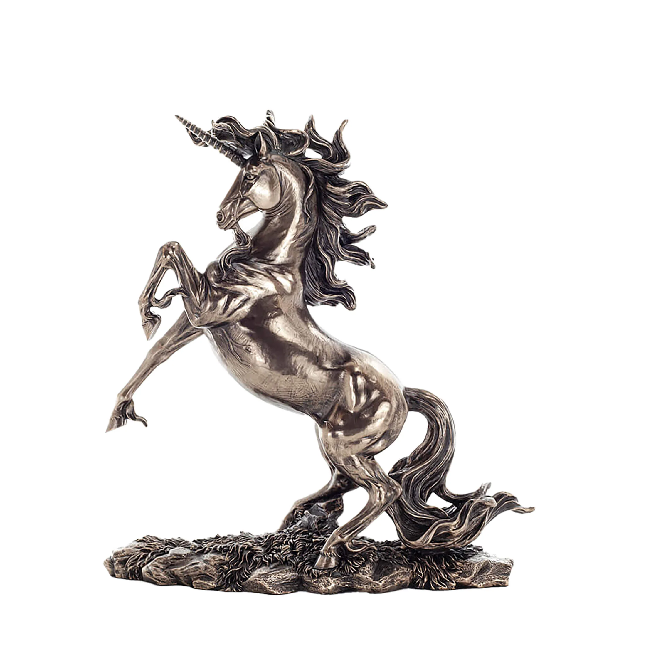 Μονόκερος — Άγαλμα με μπρονζέ φινίρισμα Veronese Design, 30 cm