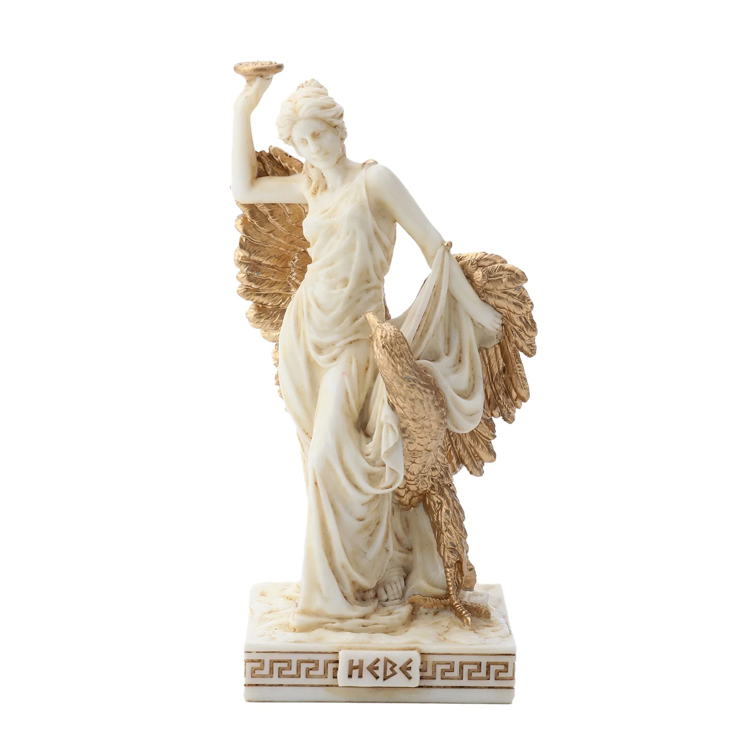 Ήβη — Θεά της νεότητας — Άγαλμα σε λευκό Veronese Design, 9 cm