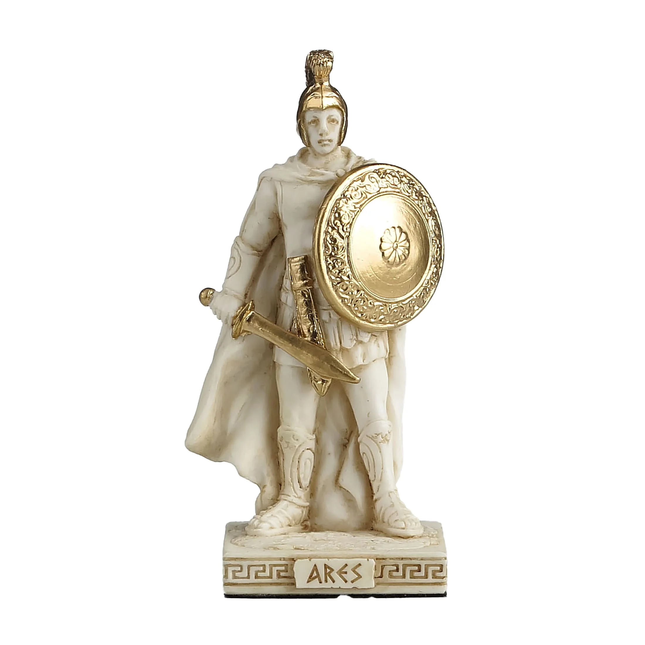 Άρης με σπαθί και ασπίδα — Άγαλμα από ρητίνη Veronese Design, 30 cm