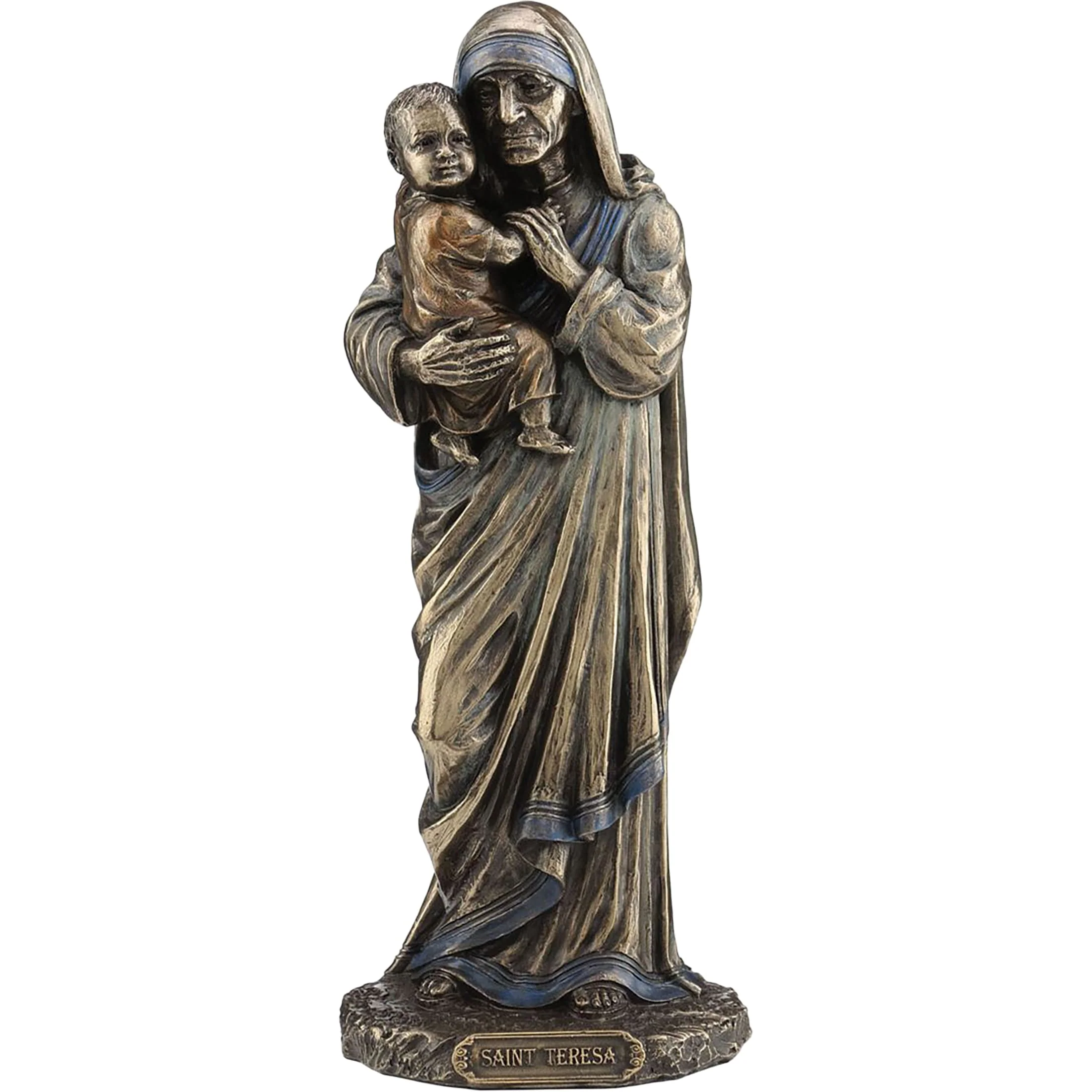 Μητέρα Τερέζα — Άγαλμα με μπρονζέ φινίρισμα Veronese Design, 20 cm