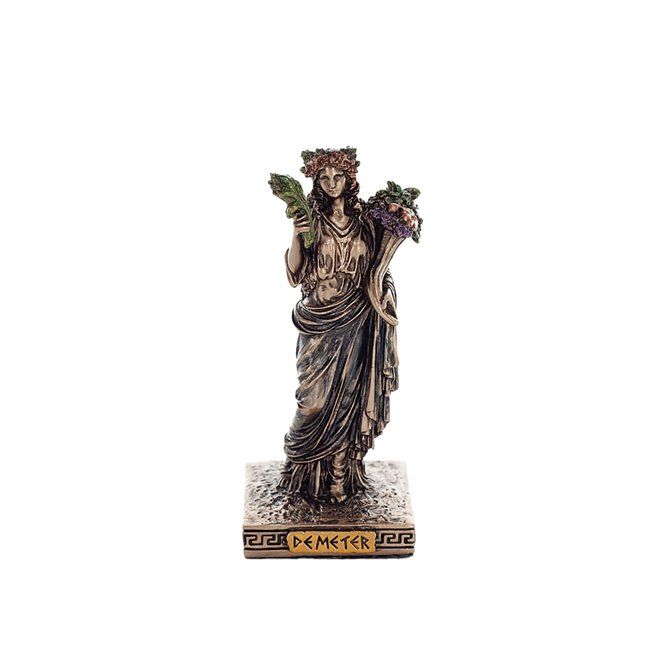Δήμητρα — Άγαλμα με μπρονζέ φινίρισμα Veronese Design, 9 cm