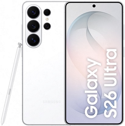 SAMSUNG GALAXY S26 ULTRA 5G SM-S948B/DS 256GB ROM/12GB RAM WHITE EU