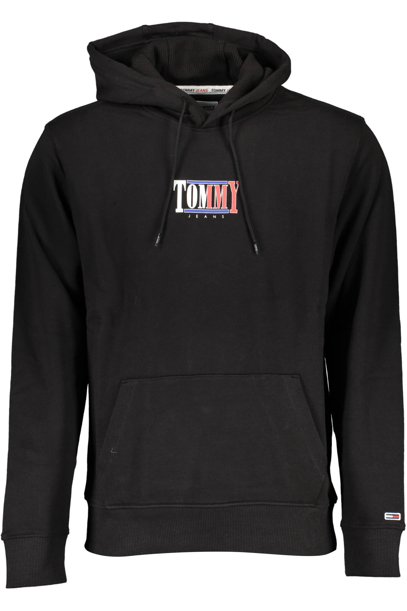 Φούτερ με κουκούλα Tommy Hilfiger για άνδρες – Μαύρο