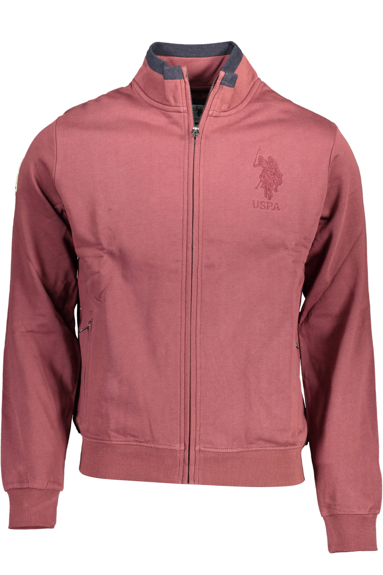Ζακέτα φούτερ U.S. Polo Assn. για άνδρες – Μωβ