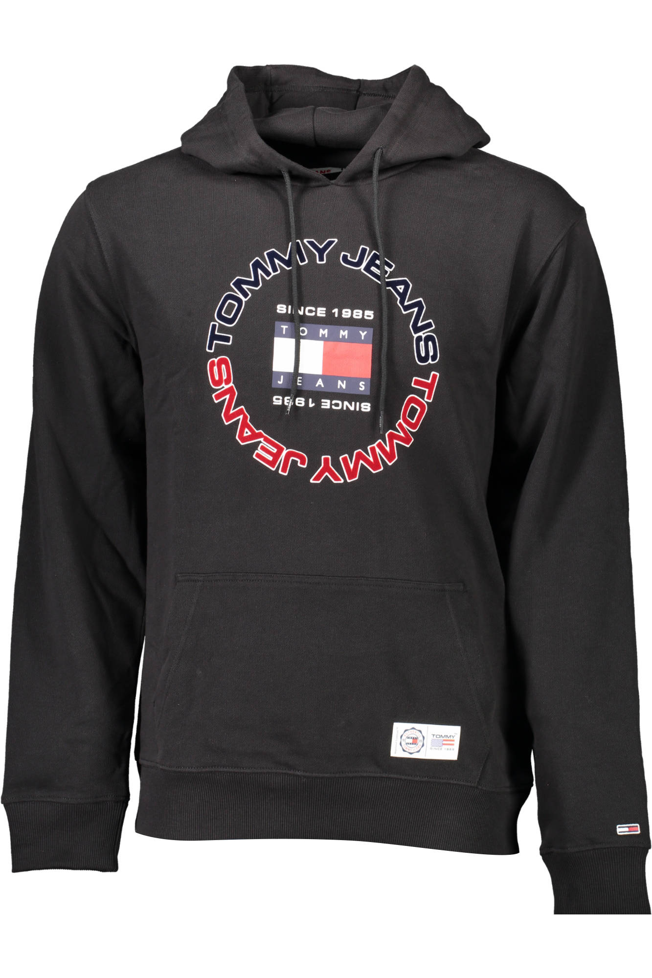 Φούτερ με κουκούλα Tommy Hilfiger για άνδρες – Μαύρο