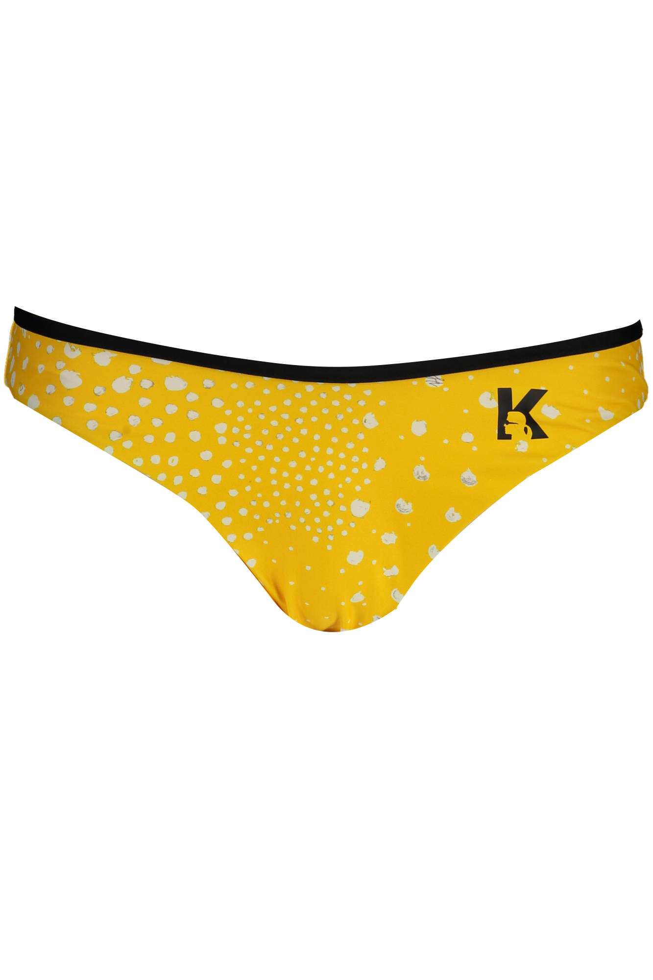 Μαγιό Karl Lagerfeld Beachwear για γυναίκες – Κίτρινο