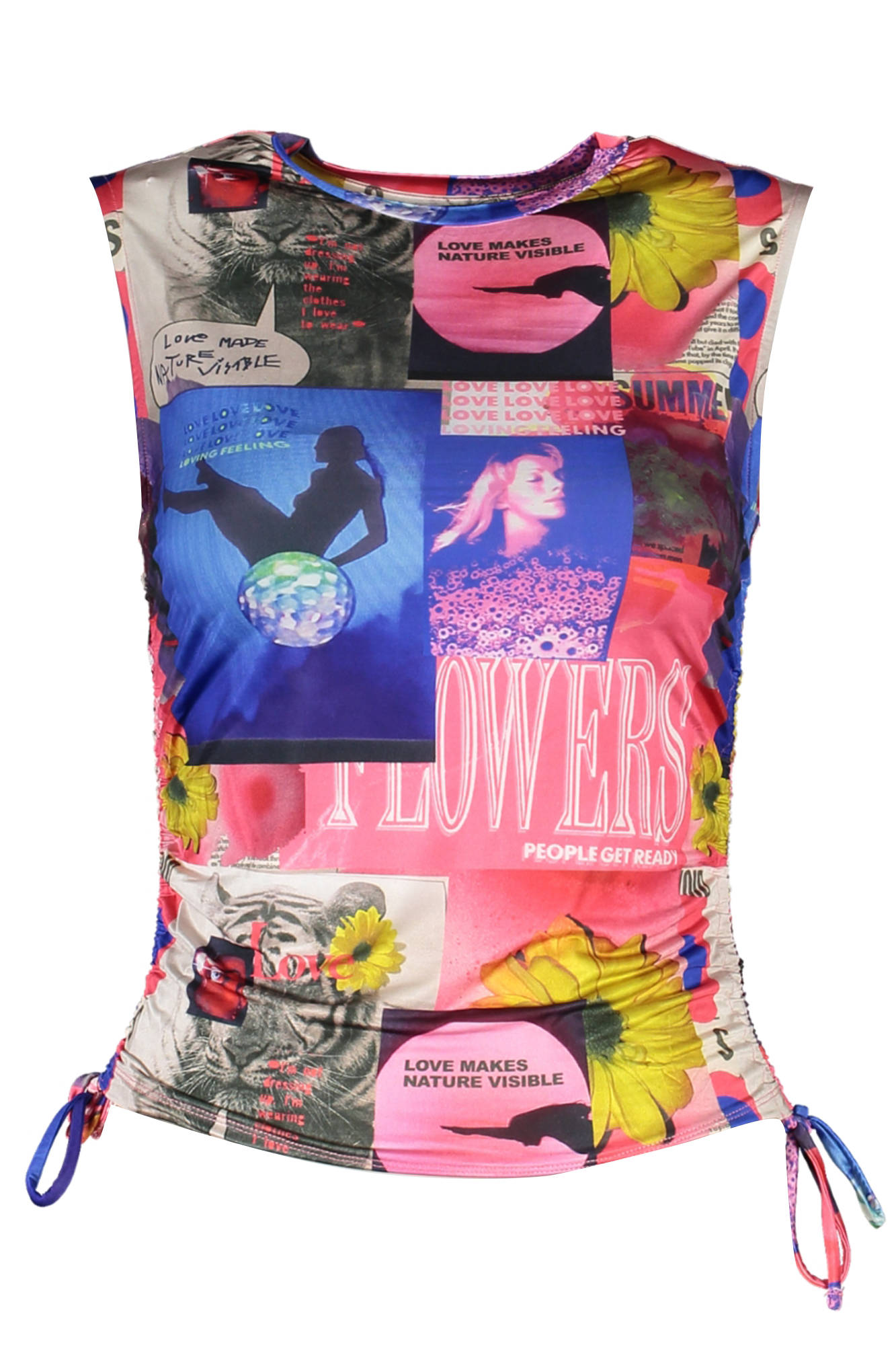 T-shirt Desigual για γυναίκες – Μπλε