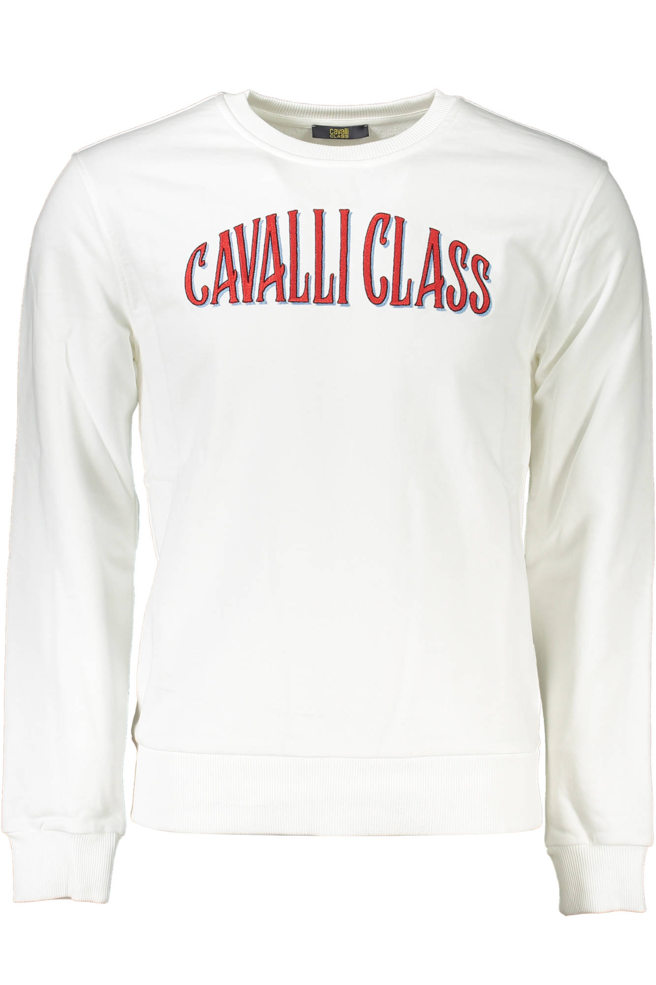 Φούτερ με κουκούλα Cavalli Class για άνδρες – Λευκό