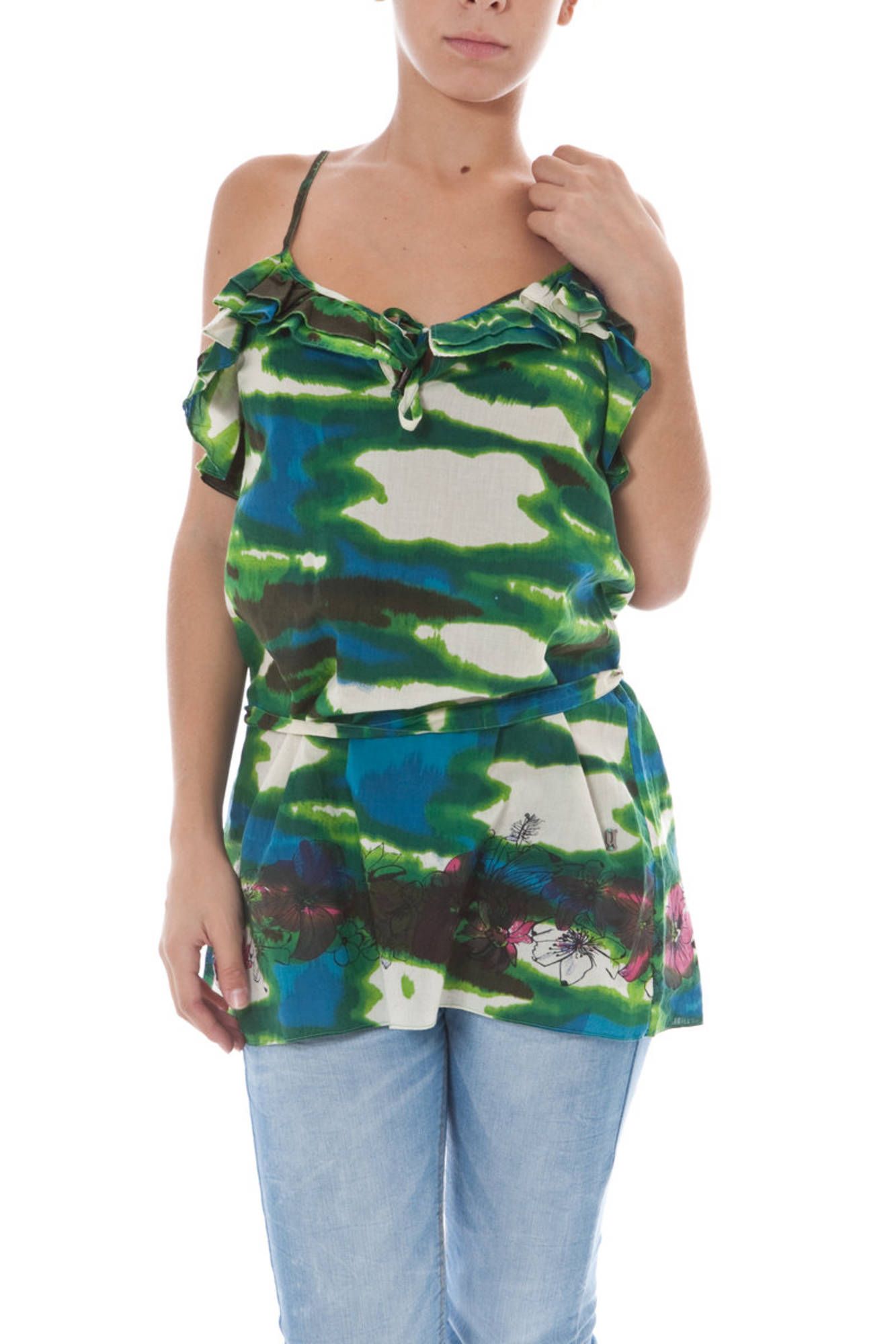 T-shirt JOHN GALLIANO για γυναίκες – Πράσινο
