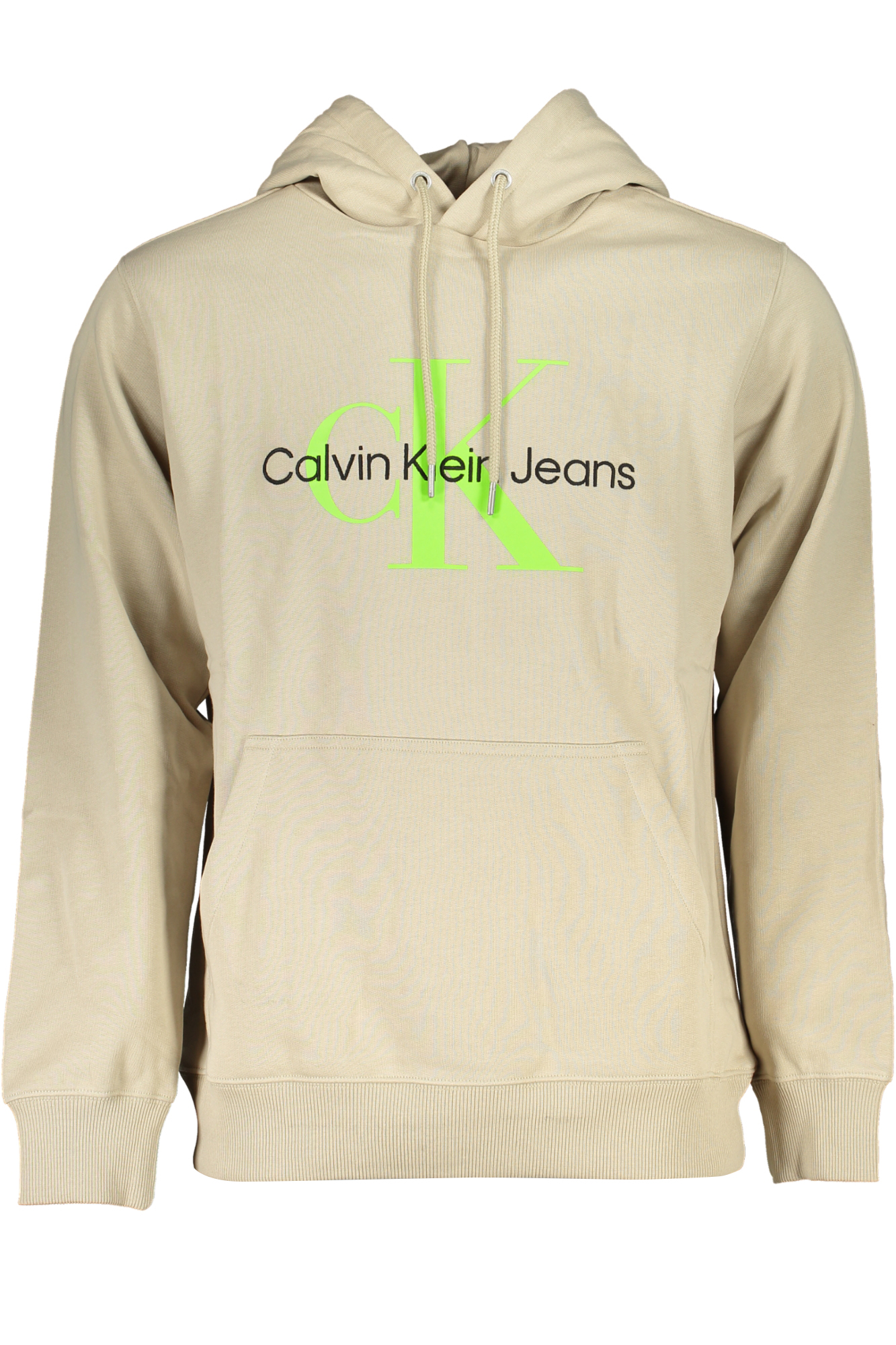 Φούτερ με κουκούλα Calvin Klein για άνδρες – Μπεζ