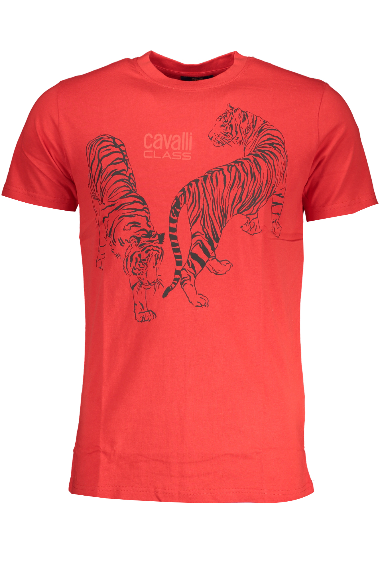 T-shirt Cavalli Class για άνδρες – Κόκκινο