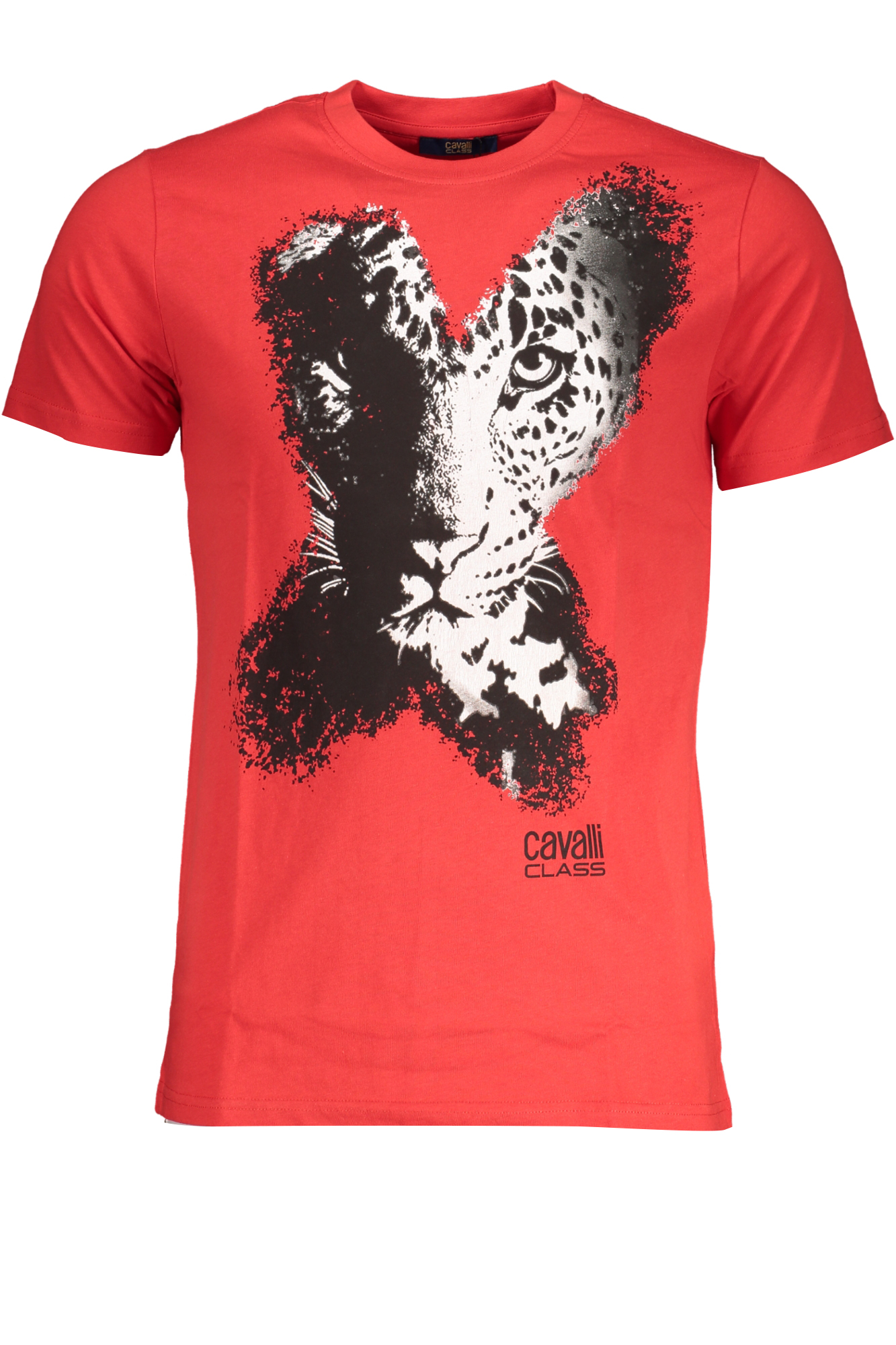 T-shirt Cavalli Class για άνδρες – Κόκκινο