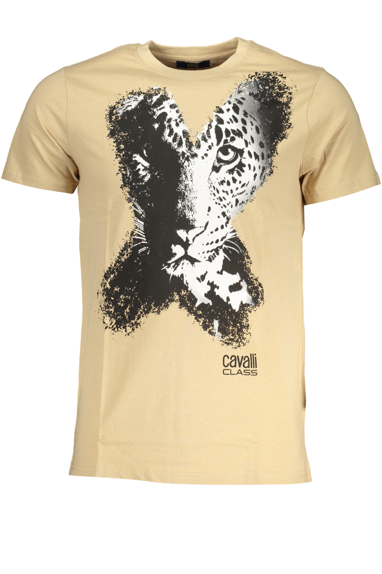 T-shirt Cavalli Class για άνδρες – Μπεζ