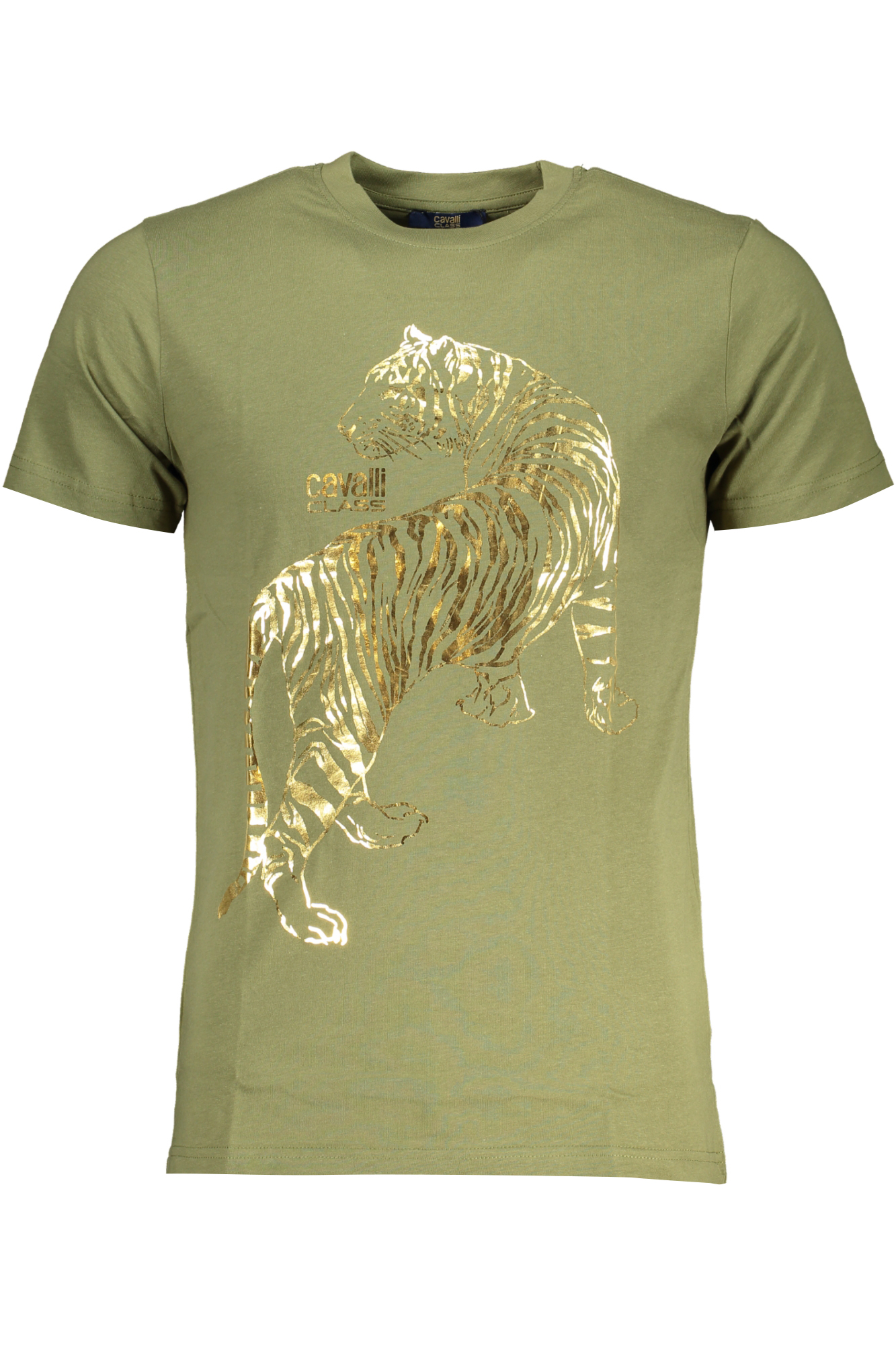 T-shirt Cavalli Class για άνδρες – Πράσινο