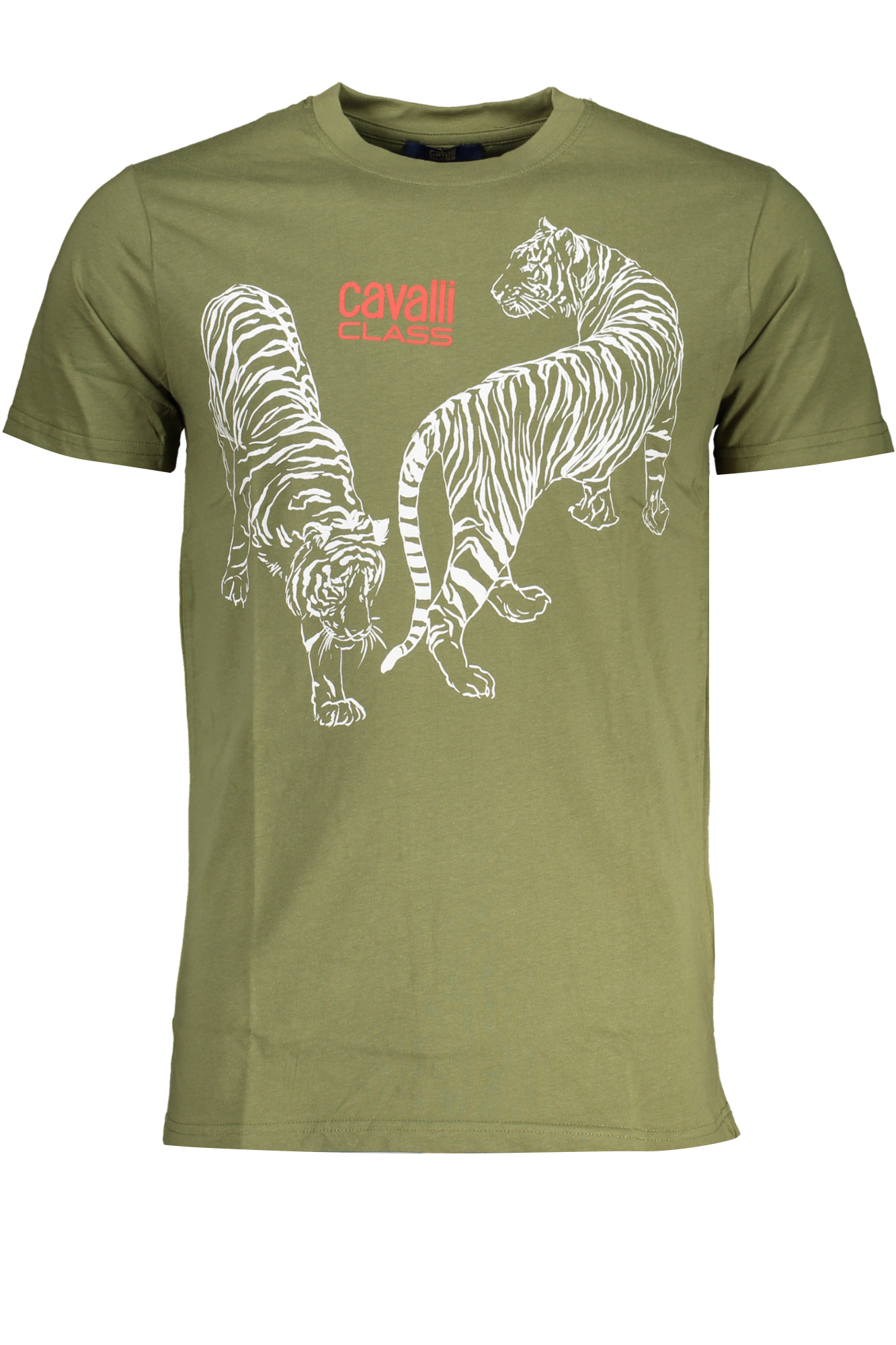 T-shirt Cavalli Class για άνδρες – Πράσινο