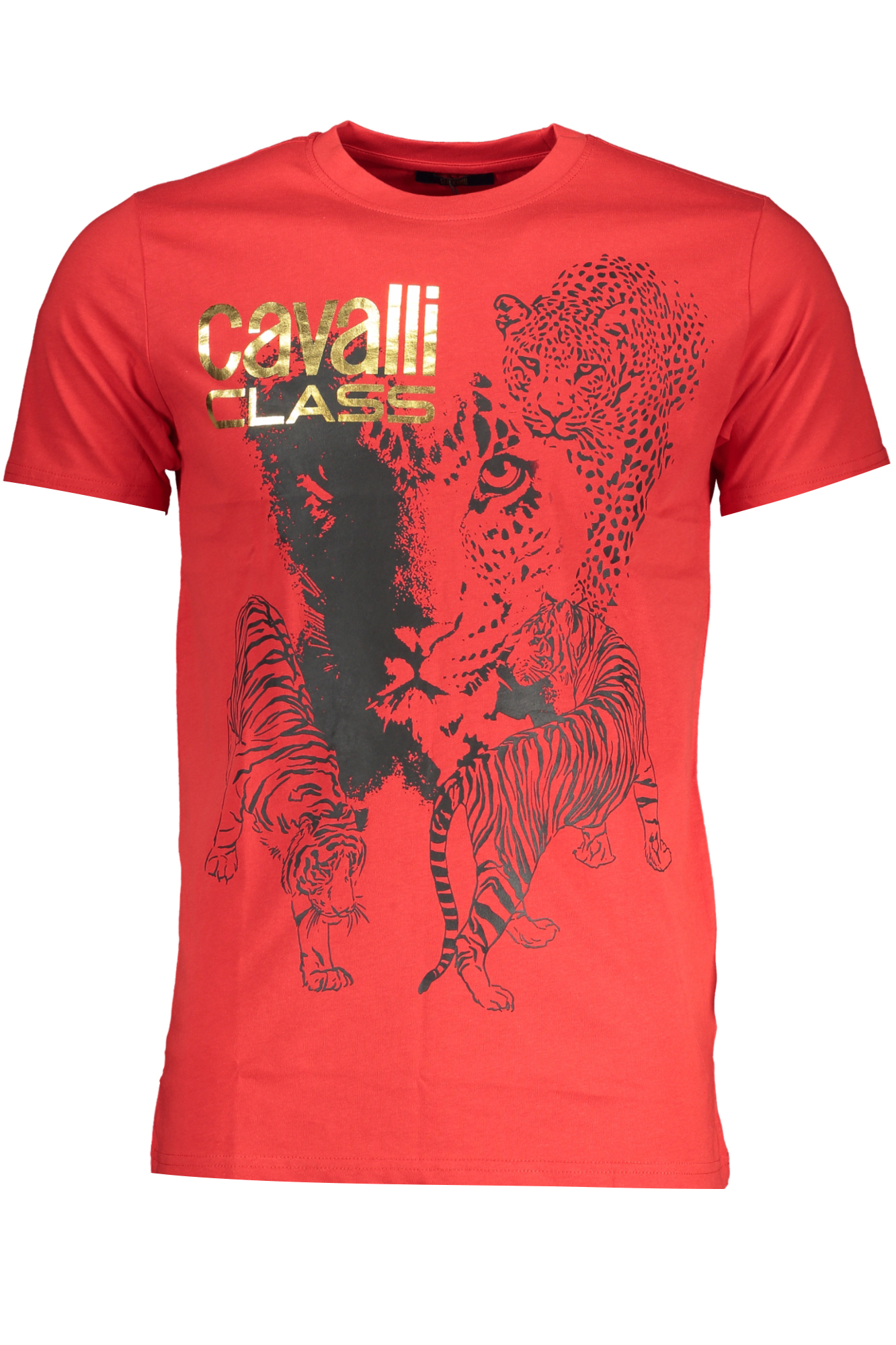 T-shirt Cavalli Class για άνδρες – Κόκκινο