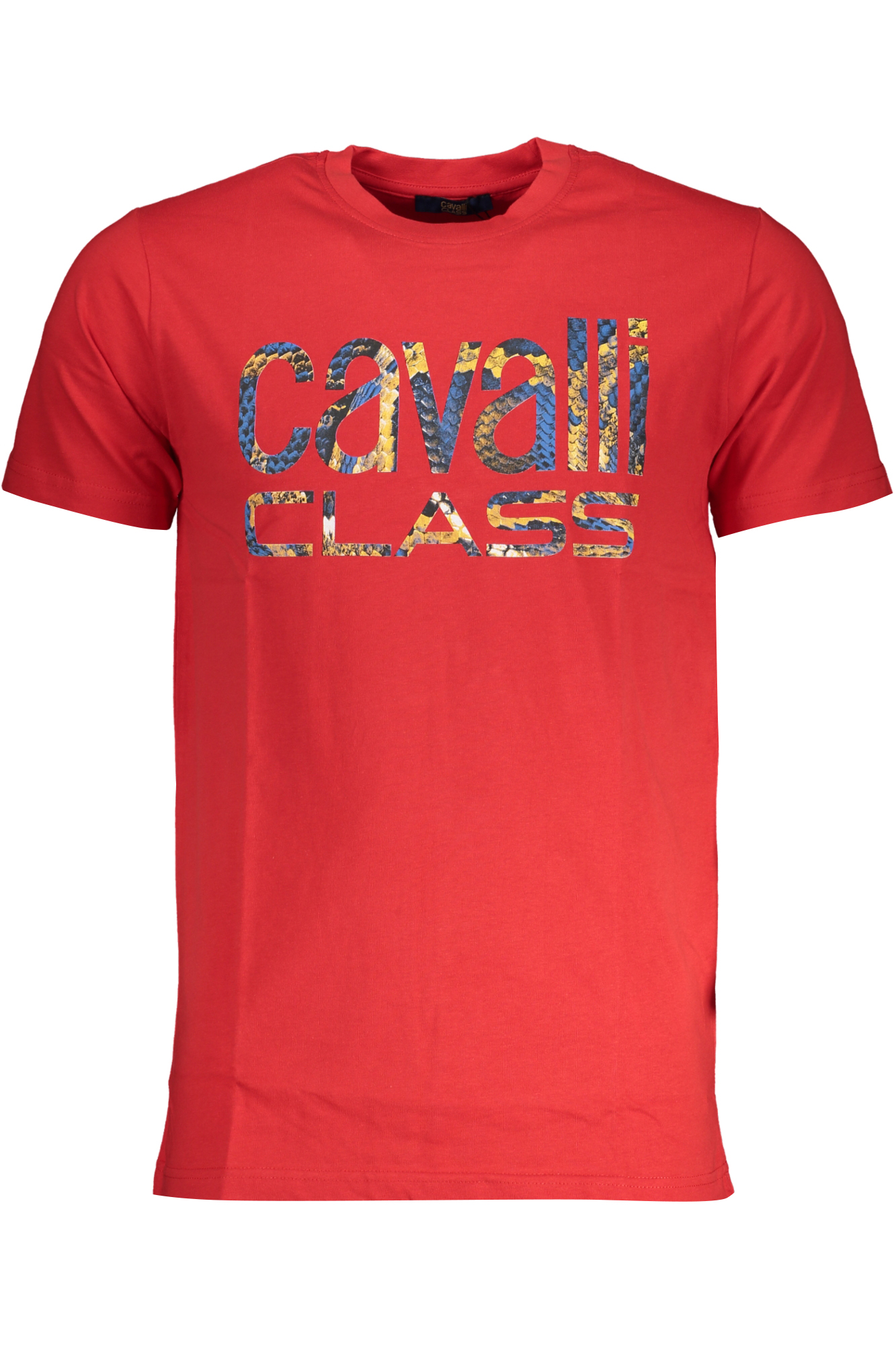 T-shirt Cavalli Class για άνδρες – Κόκκινο