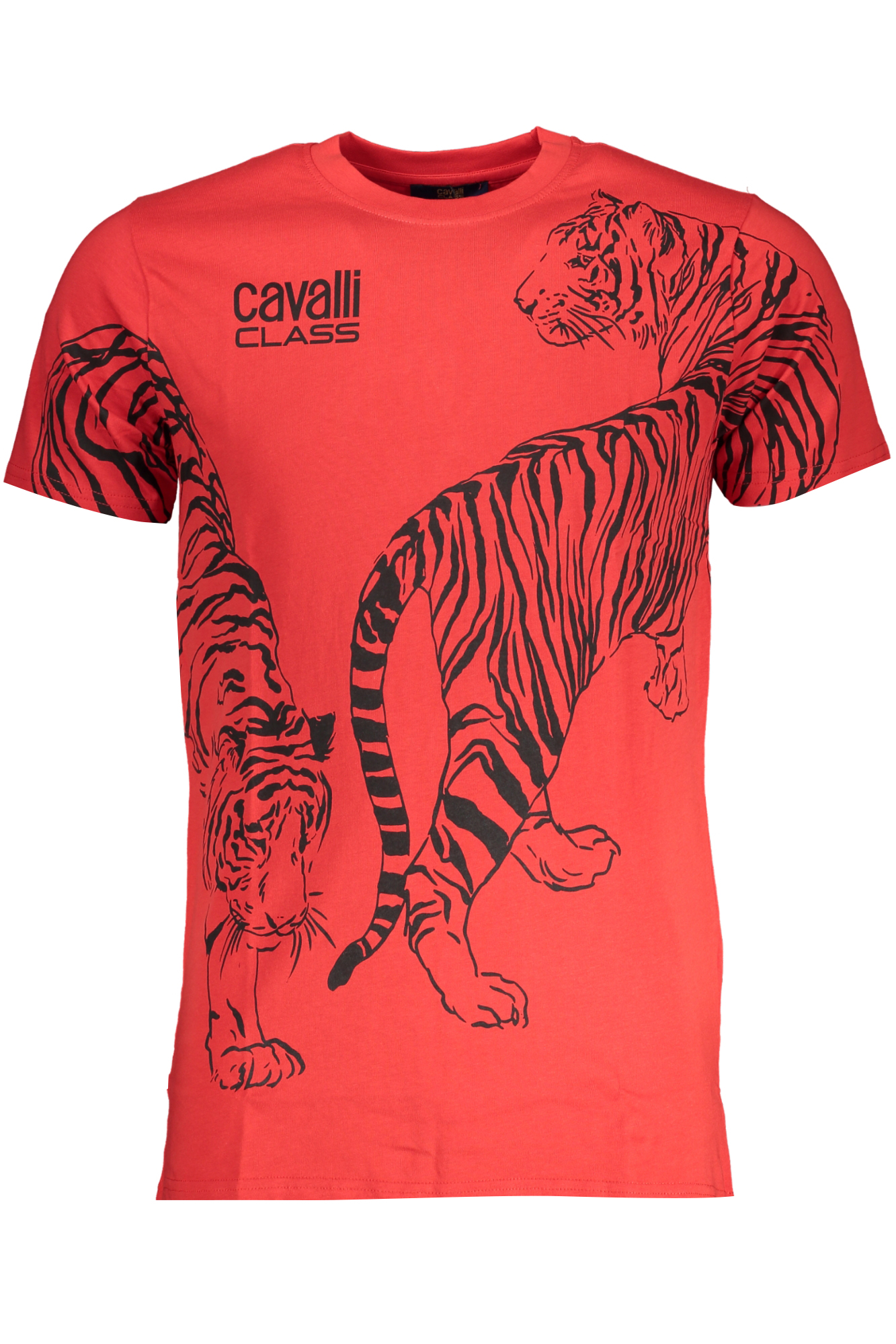 T-shirt Cavalli Class για άνδρες – Κόκκινο