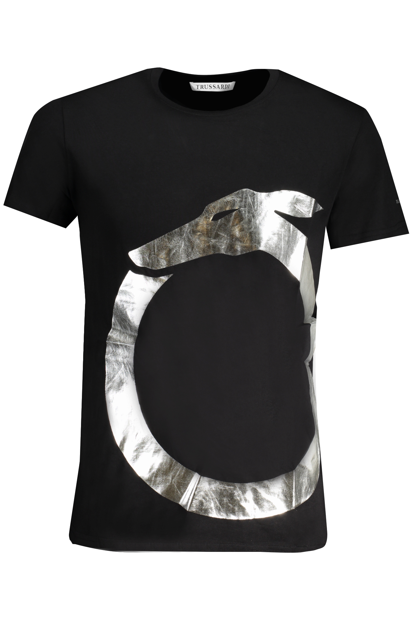 T-shirt Trussardi για άνδρες – Μαύρο