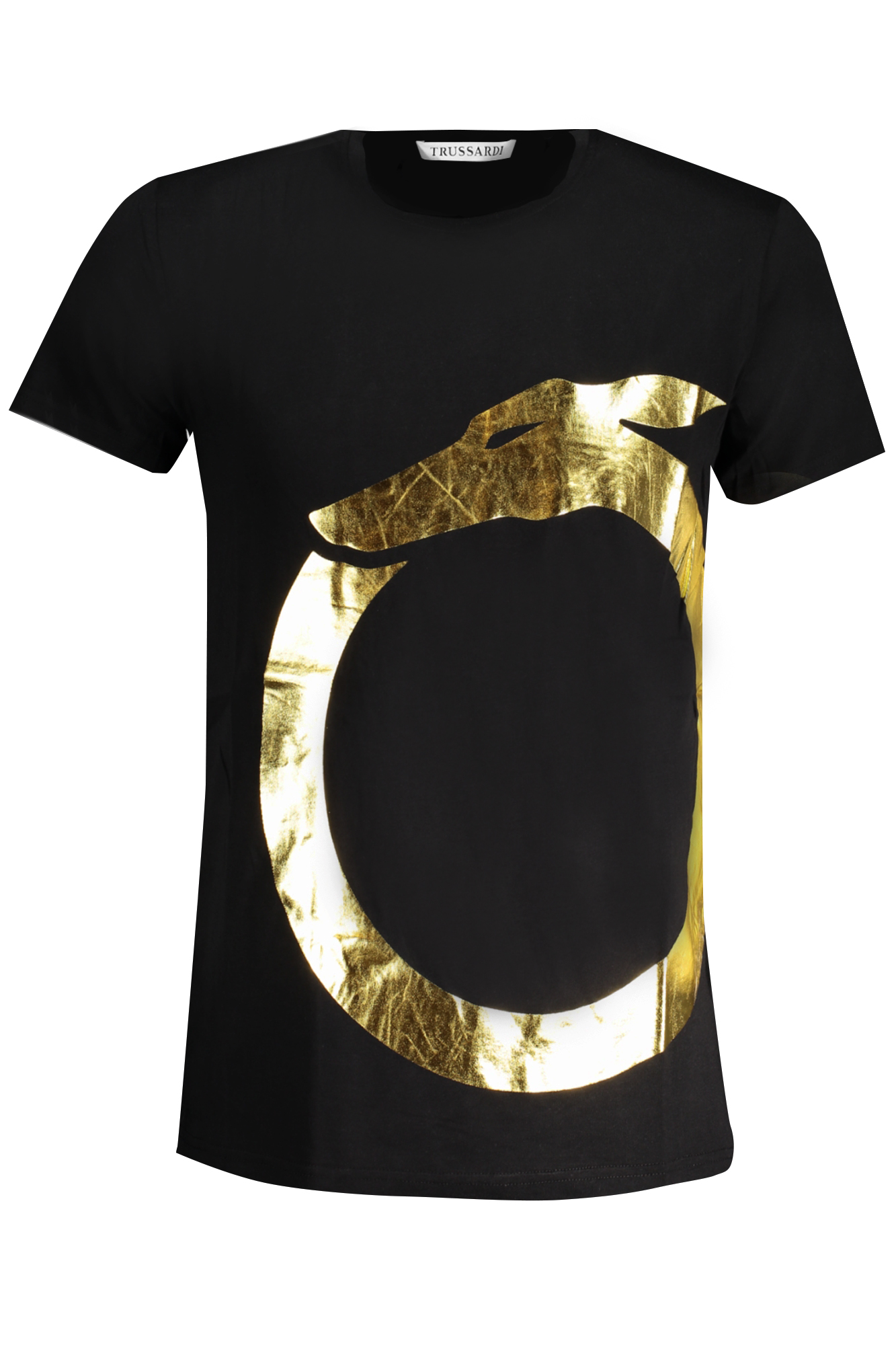 T-shirt Trussardi για άνδρες – Μαύρο