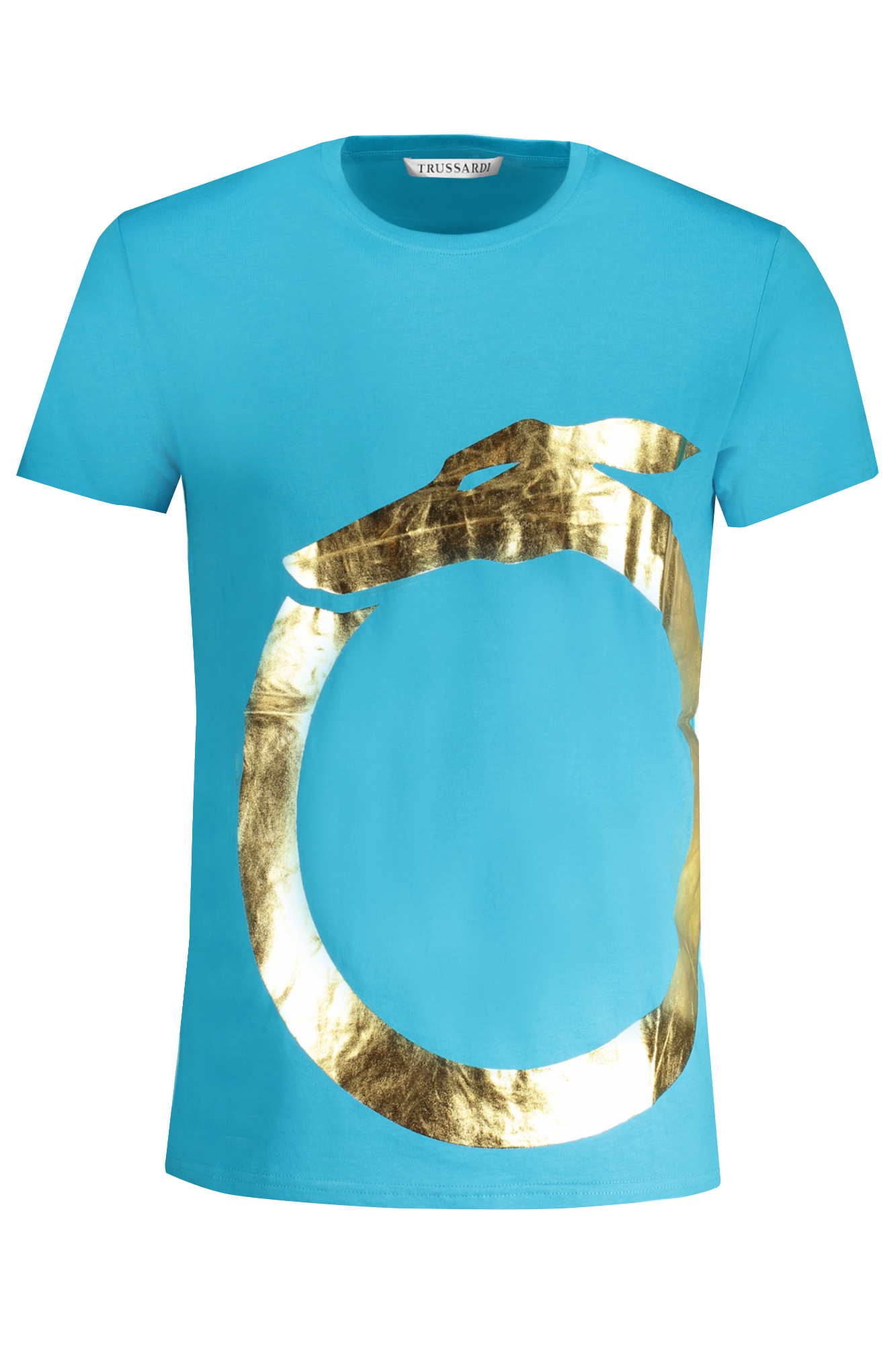 T-shirt Trussardi για άνδρες – Μπλε