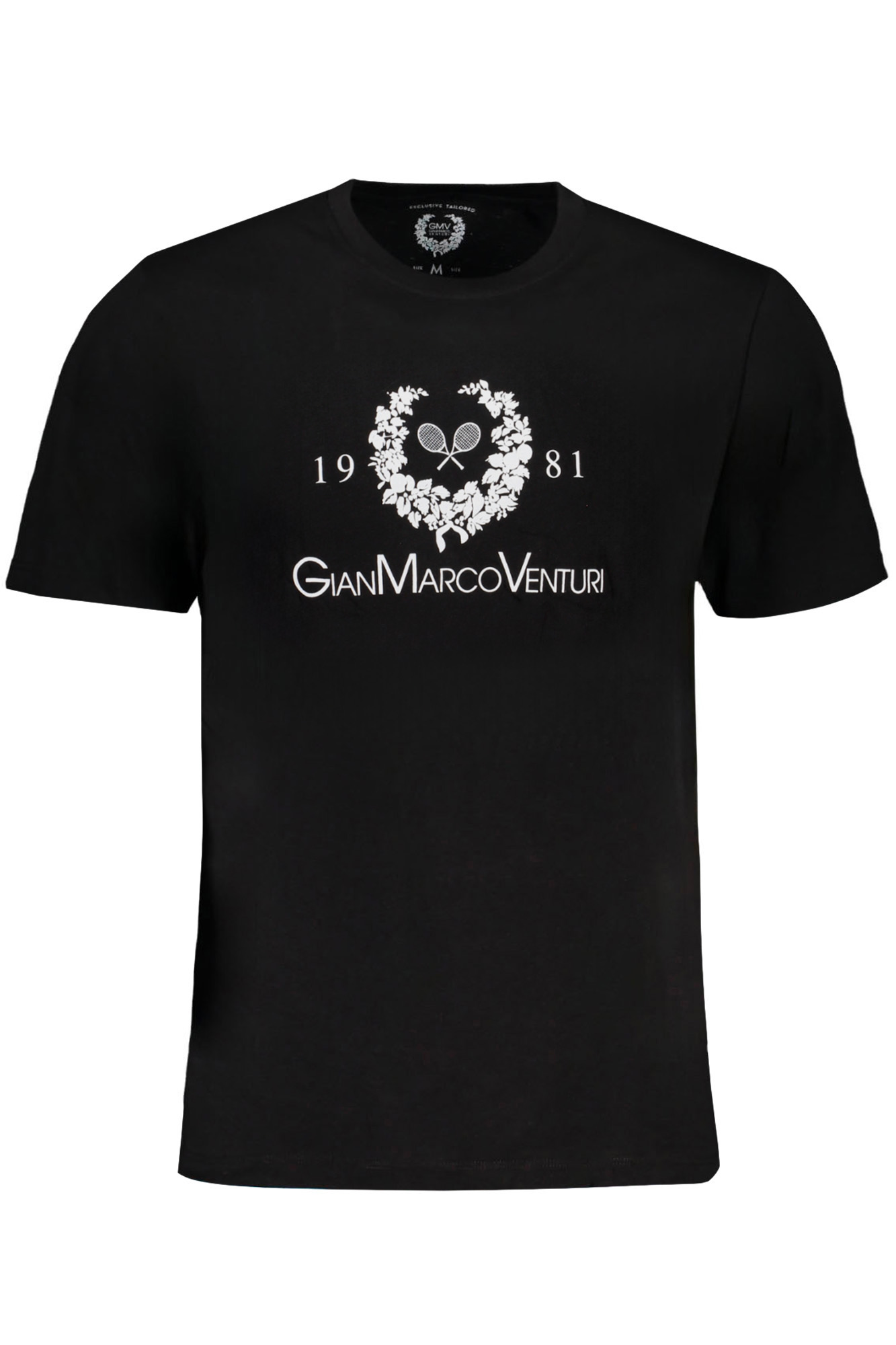T-shirt Gian Marco Venturi για άνδρες – Μαύρο