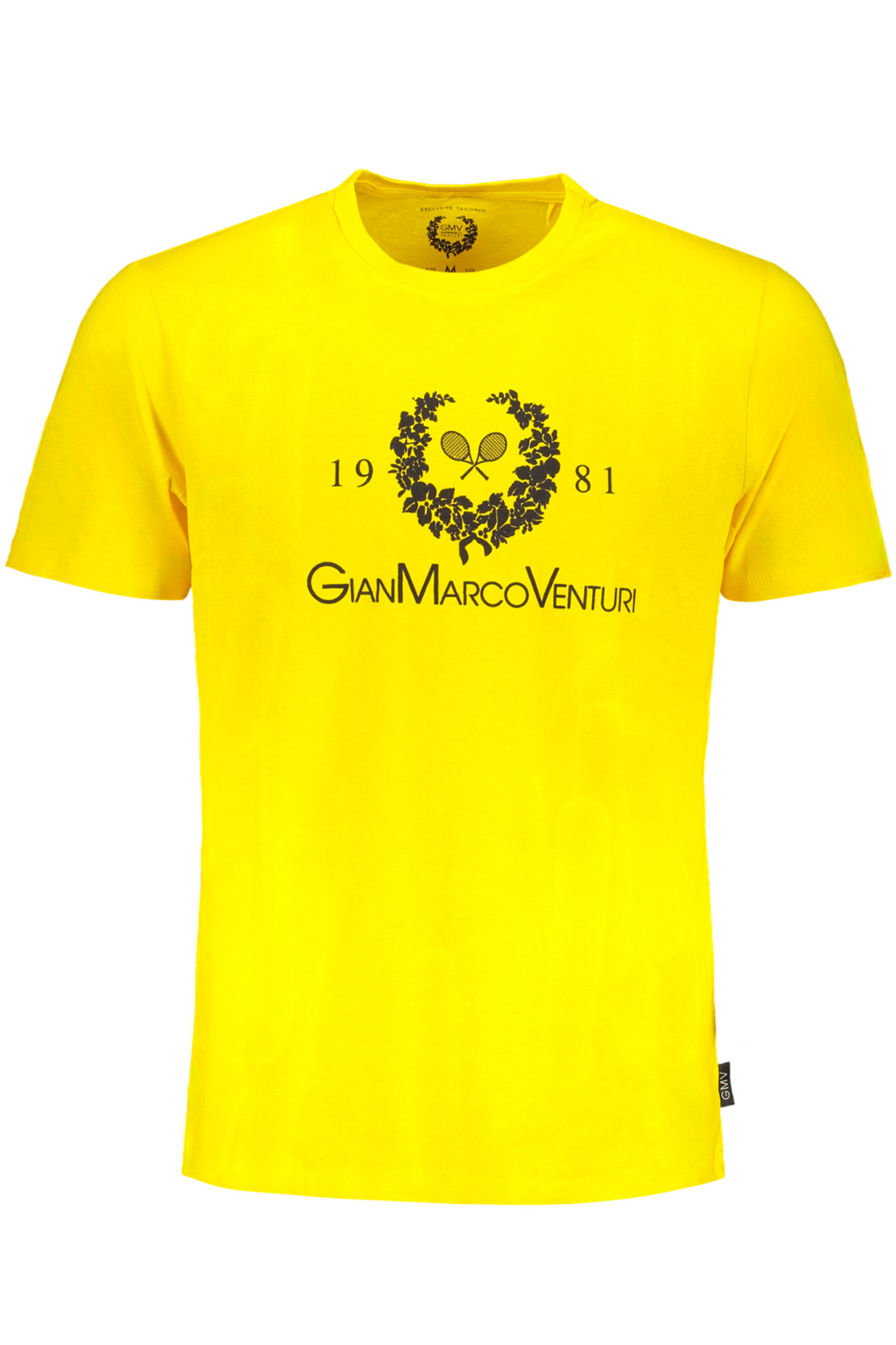 T-shirt Gian Marco Venturi για άνδρες – Κίτρινο