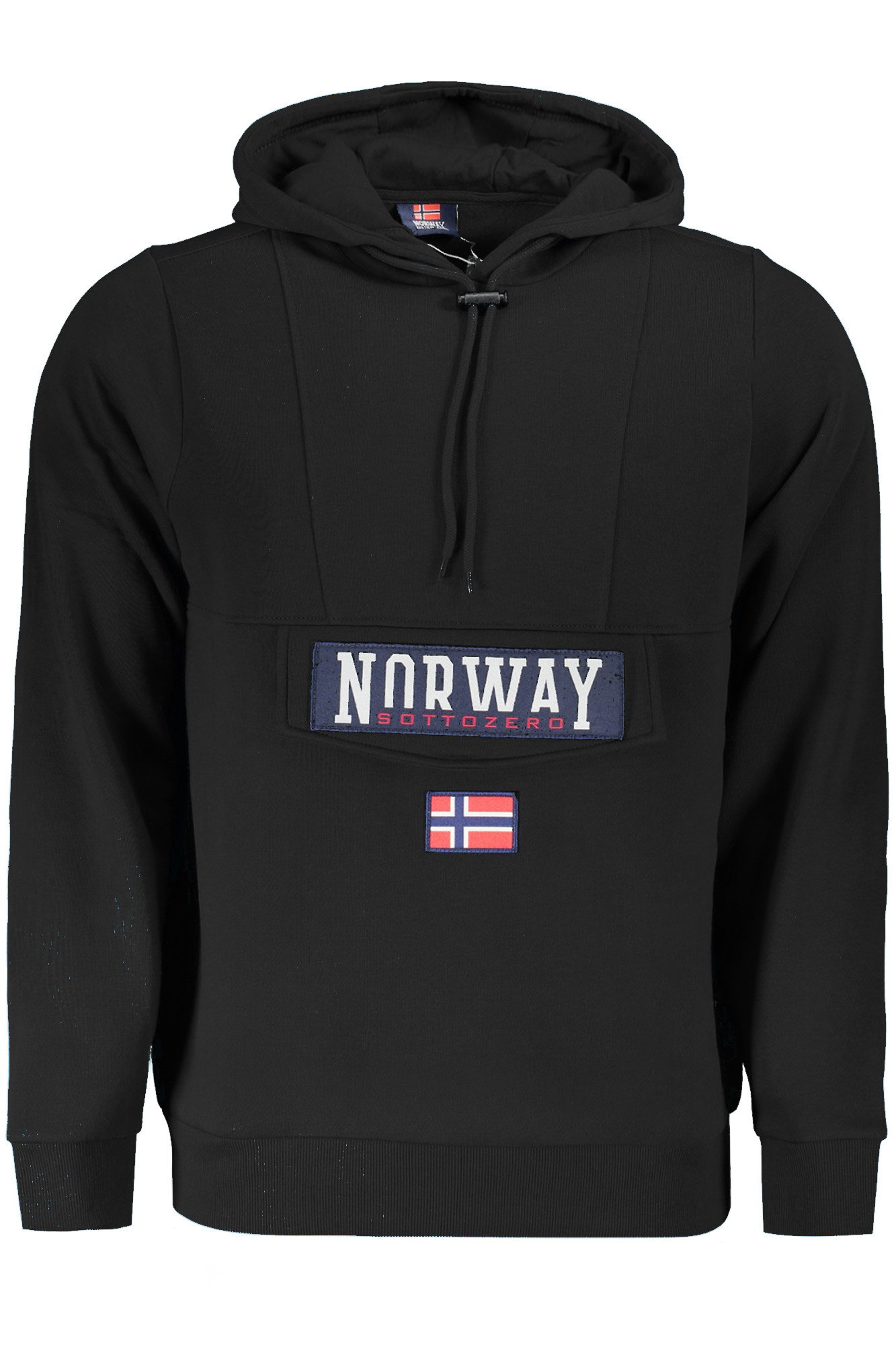 Φούτερ με κουκούλα NORWAY 1963 για άνδρες – Μαύρο