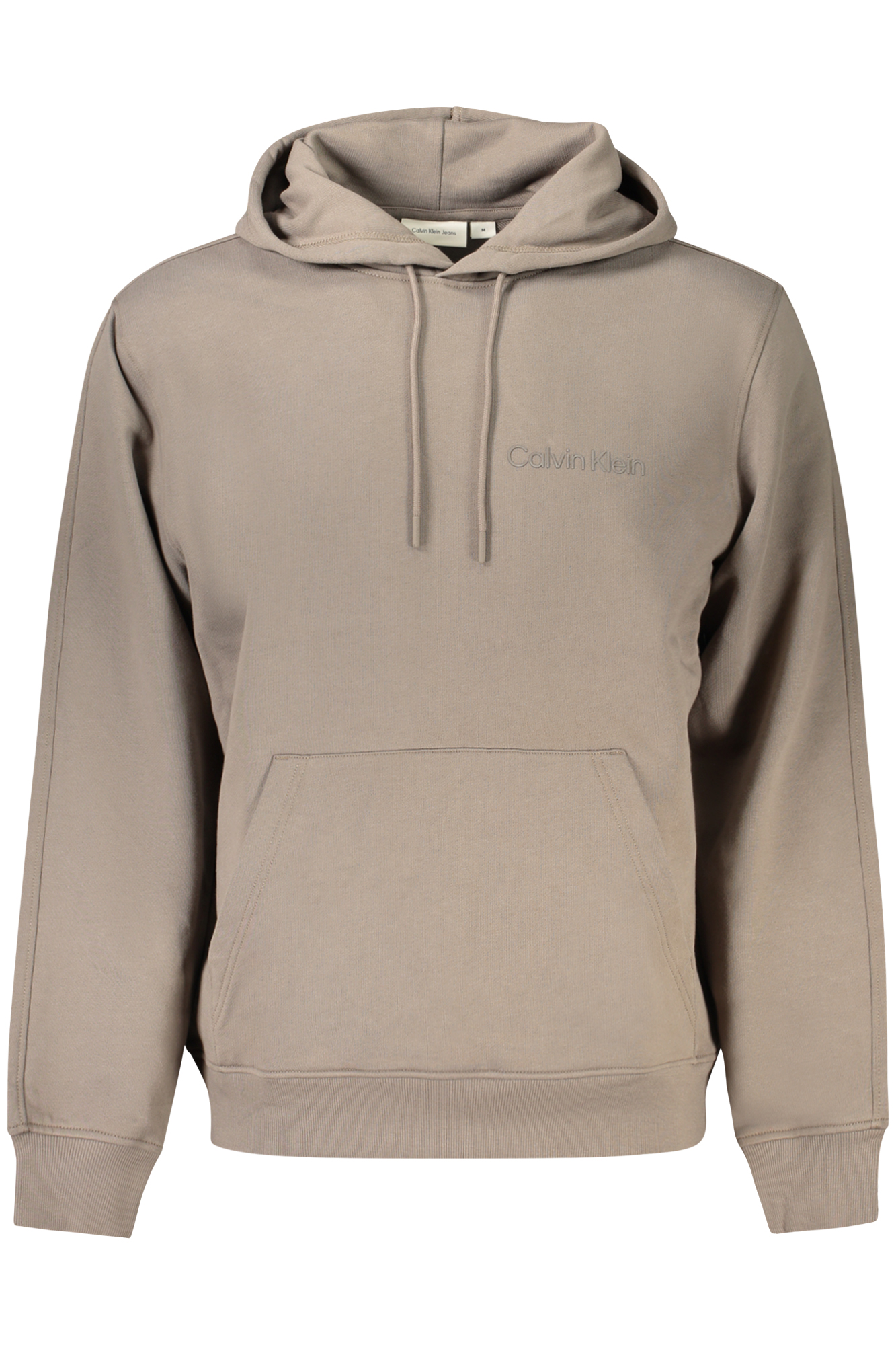 Φούτερ με κουκούλα CALVIN KLEIN για άνδρες – Καφέ