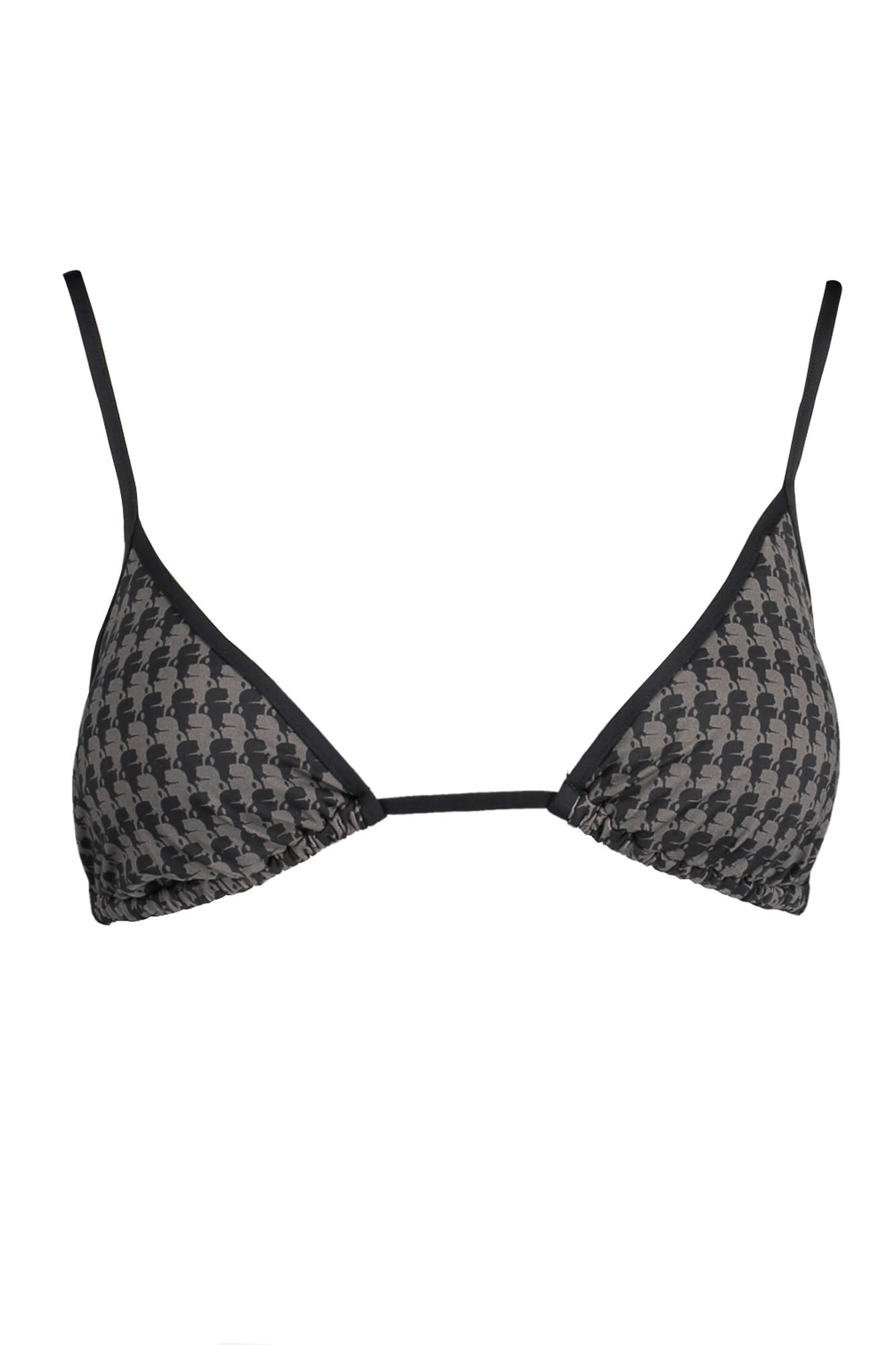 Μαγιό Karl Lagerfeld Beachwear για γυναίκες – Μαύρο