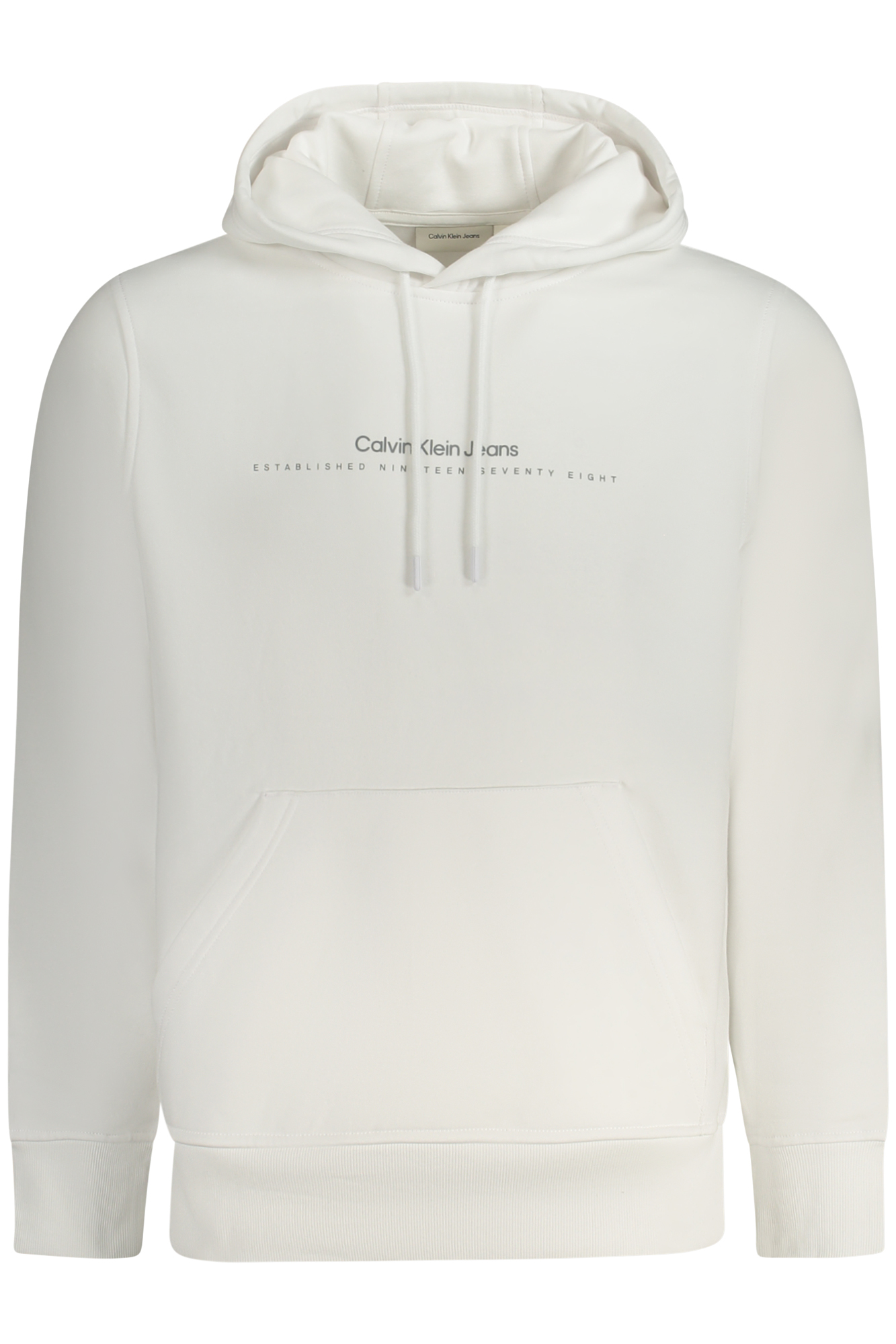 Φούτερ με κουκούλα CALVIN KLEIN για άνδρες – Λευκό