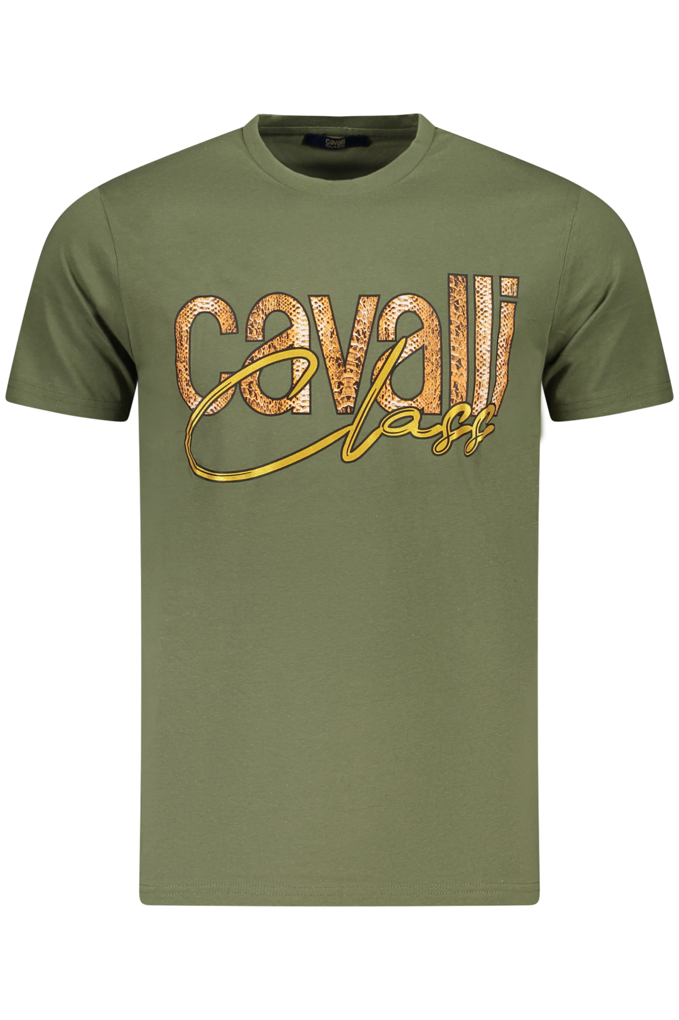 T-shirt Cavalli Class για άνδρες – Πράσινο