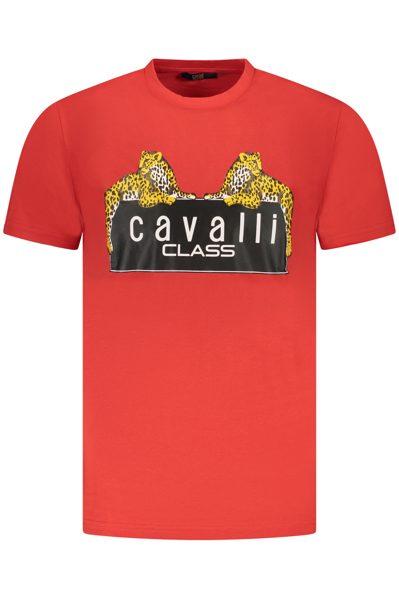 T-shirt Cavalli Class για άνδρες – Κόκκινο