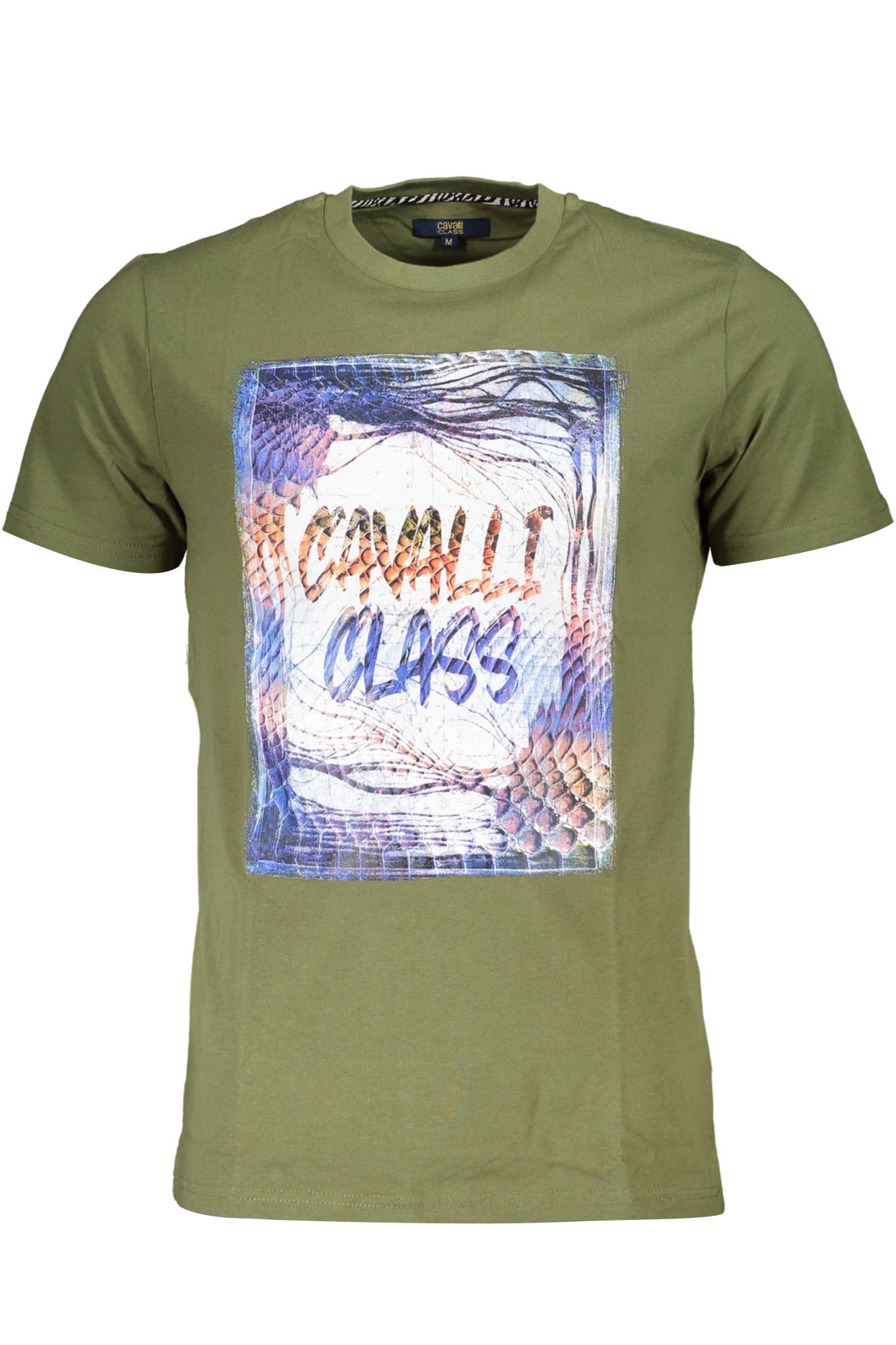 T-shirt Cavalli Class για άνδρες – Πράσινο