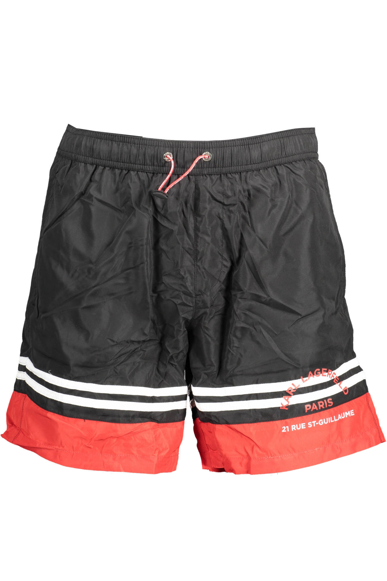 Μαγιό Karl Lagerfeld Beachwear για άνδρες – Μαύρο