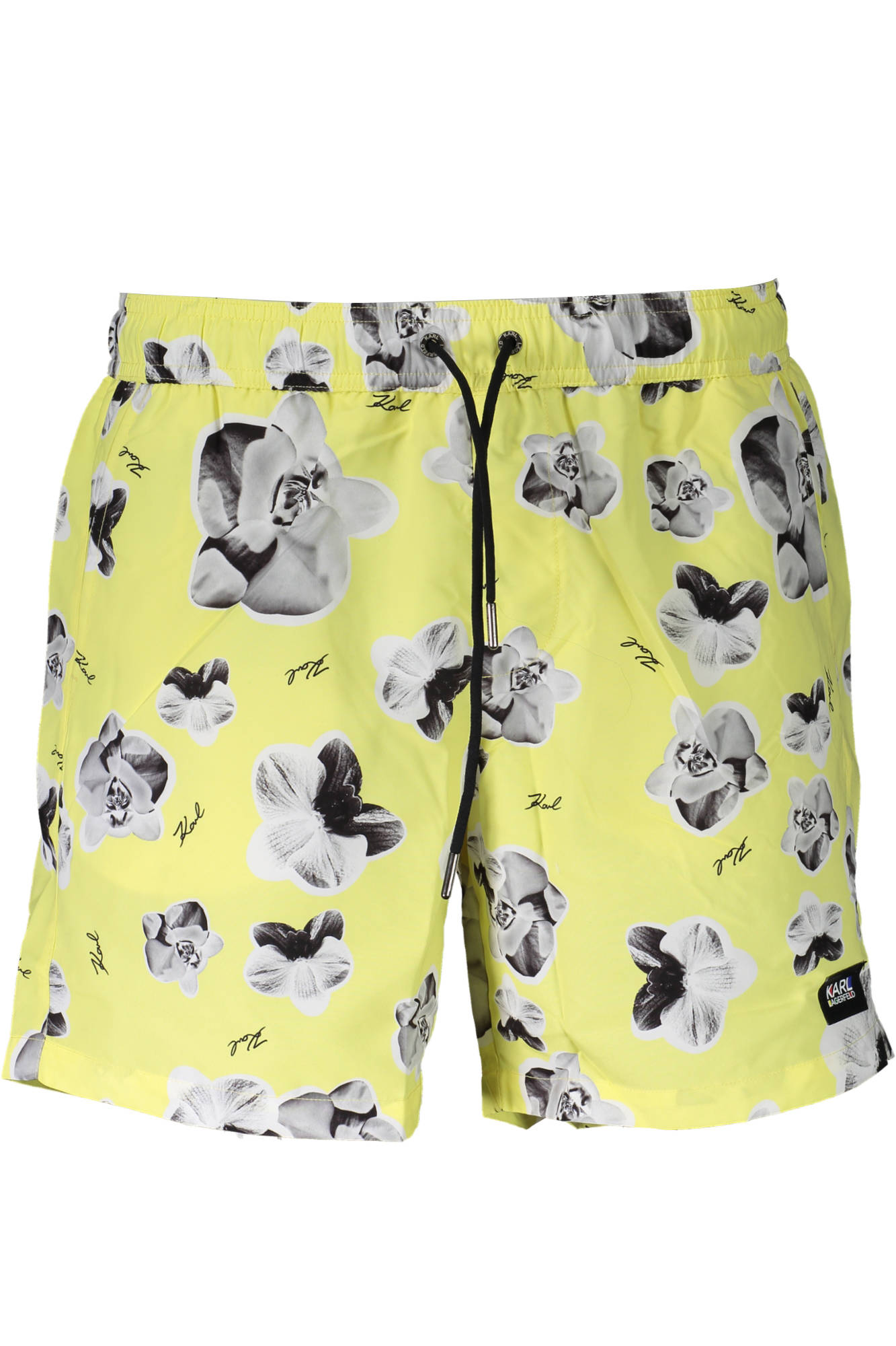 Μαγιό Karl Lagerfeld Beachwear για άνδρες – Κίτρινο