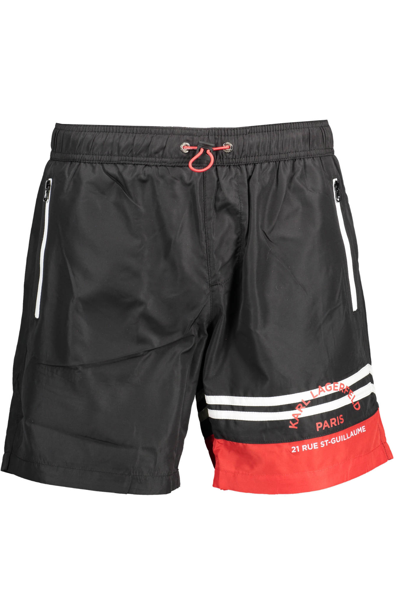 Μαγιό Karl Lagerfeld Beachwear για άνδρες – Μαύρο