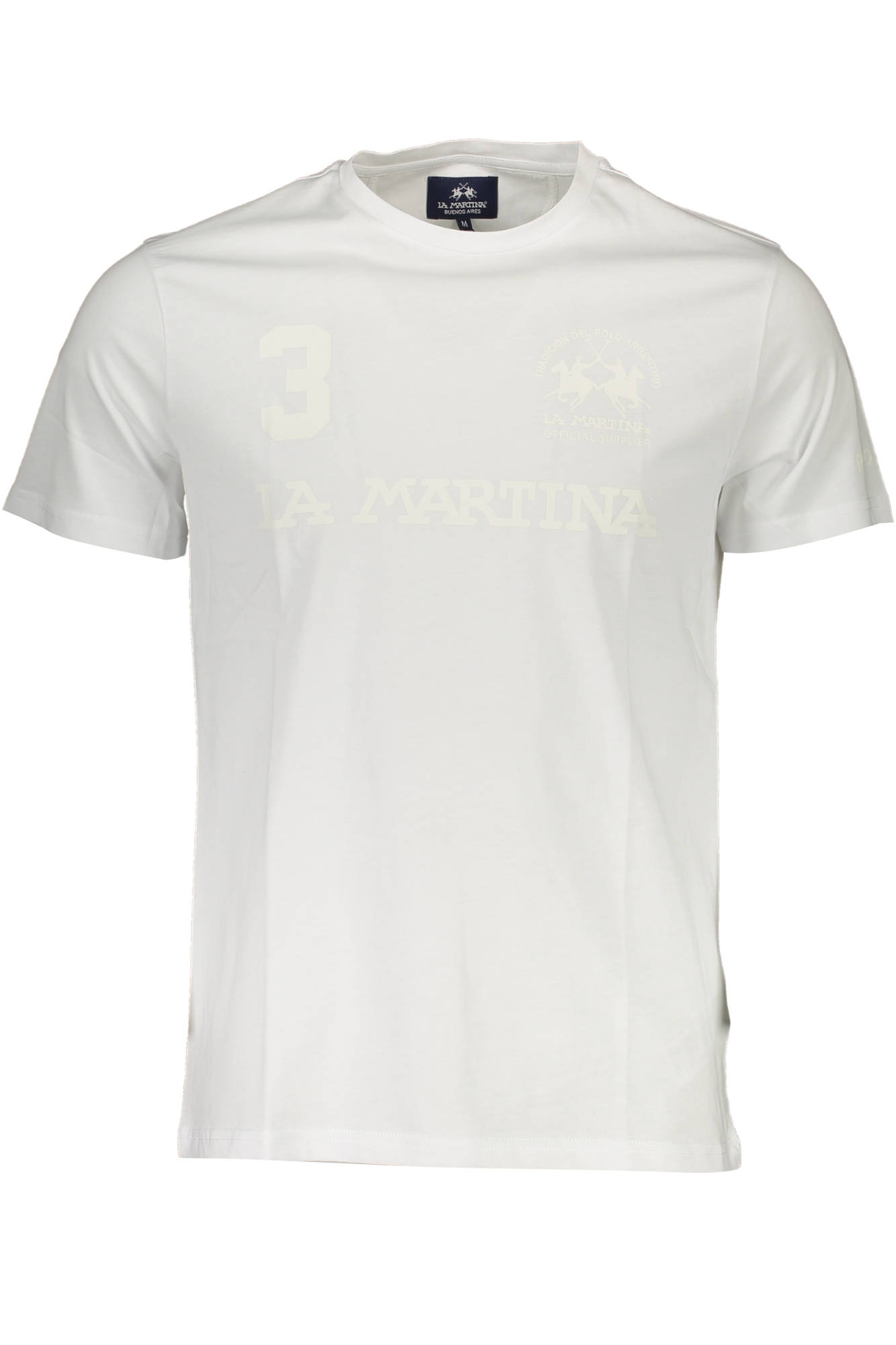 T-shirt LA MARTINA για άνδρες – Λευκό