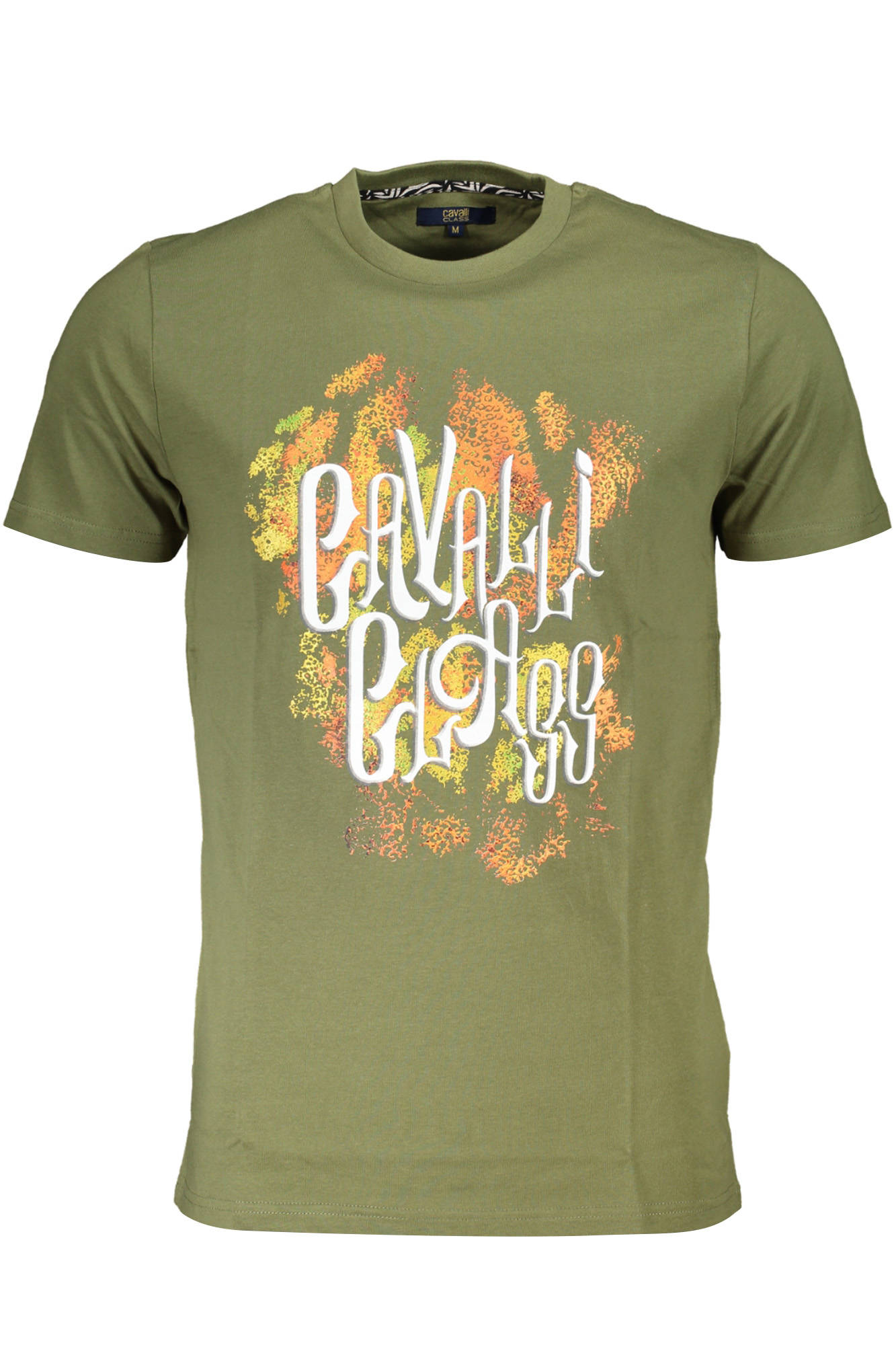T-shirt Cavalli Class για άνδρες – Πράσινο