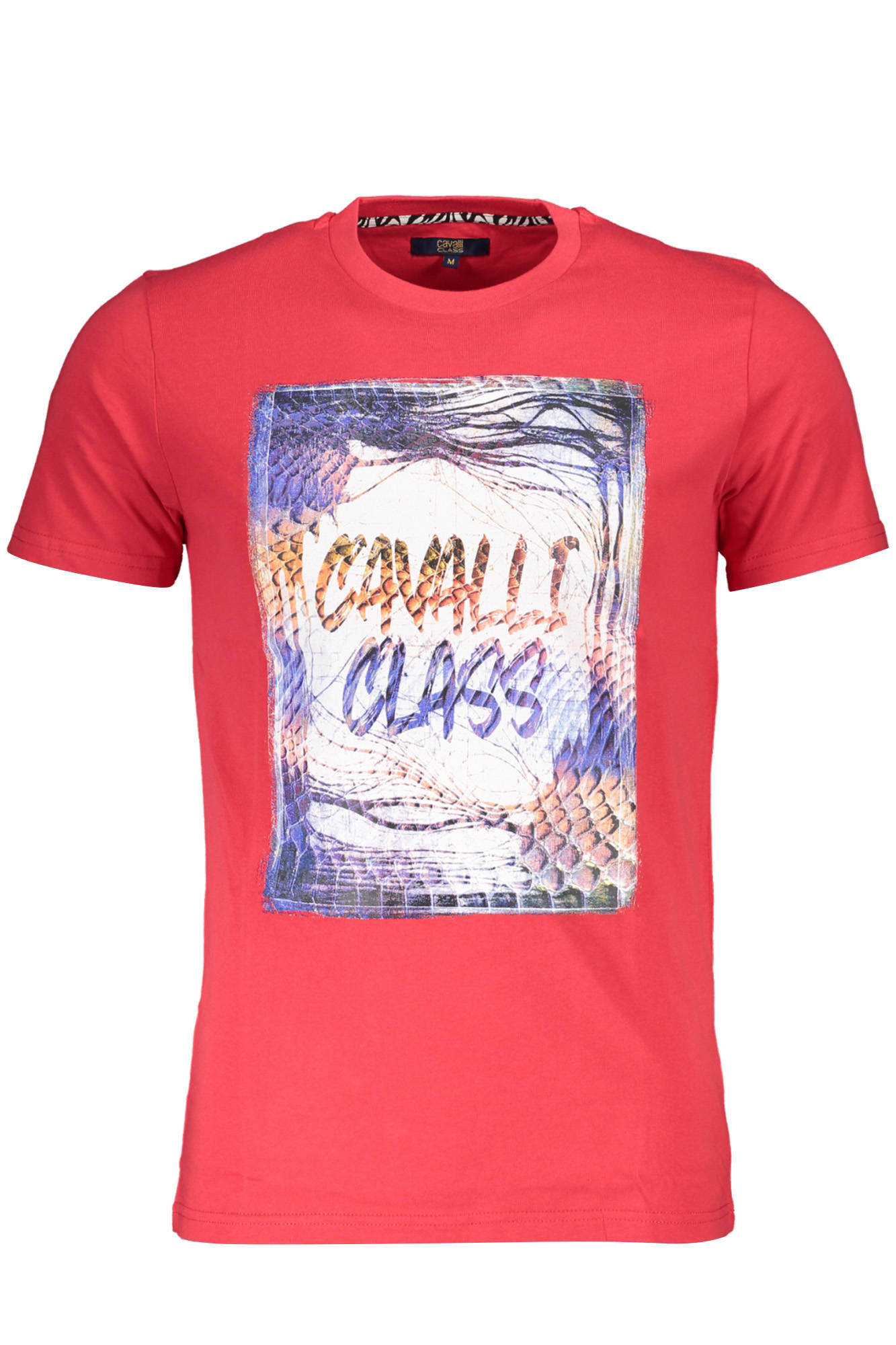 T-shirt Cavalli Class για άνδρες – Κόκκινο