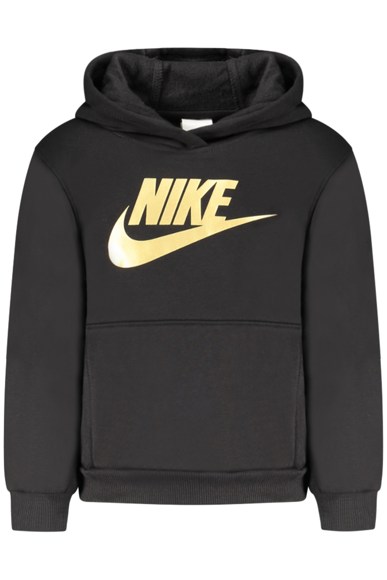 Φούτερ με κουκούλα NIKE για αγόρια – Μαύρο
