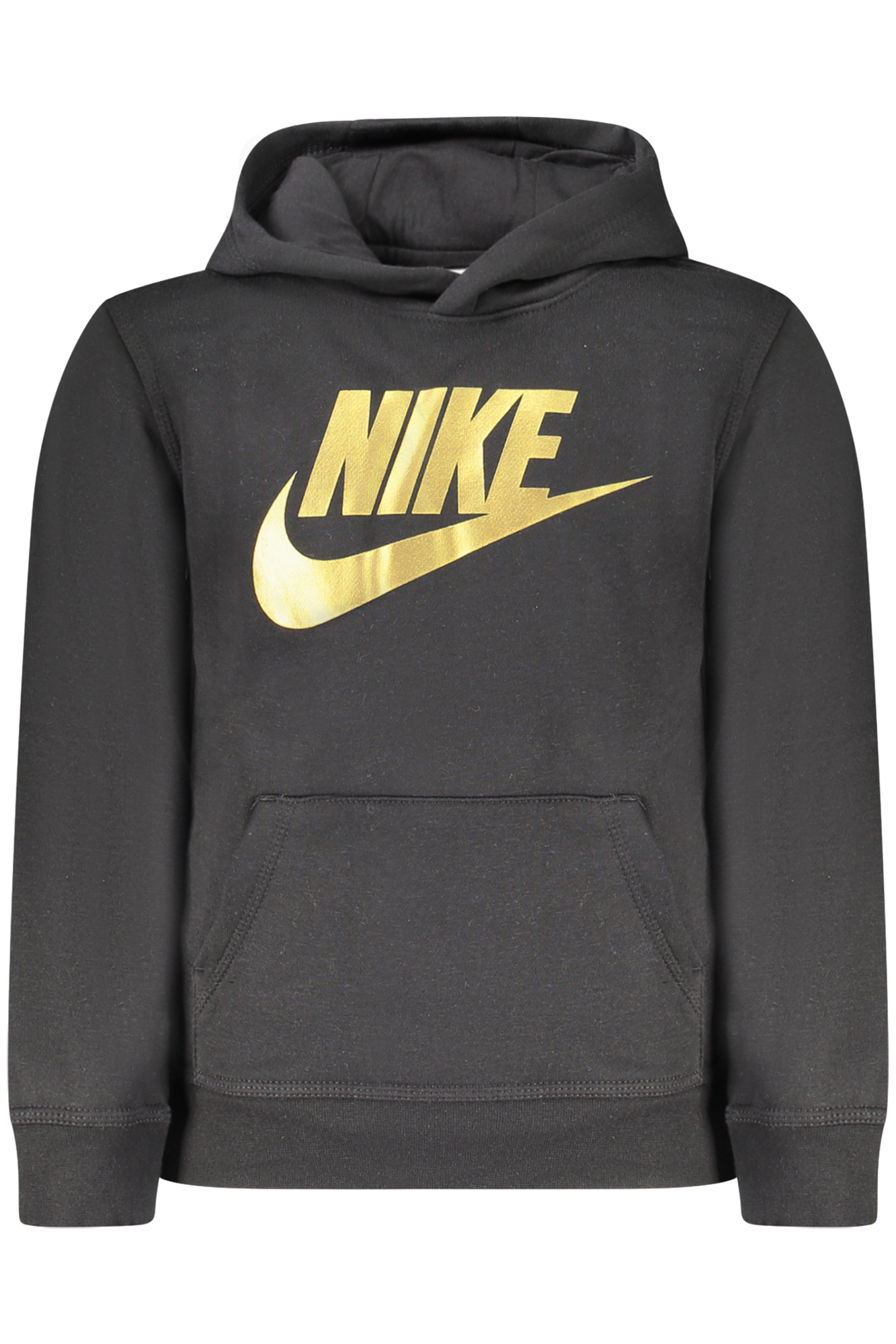 Φούτερ με κουκούλα NIKE για αγόρια – Μαύρο