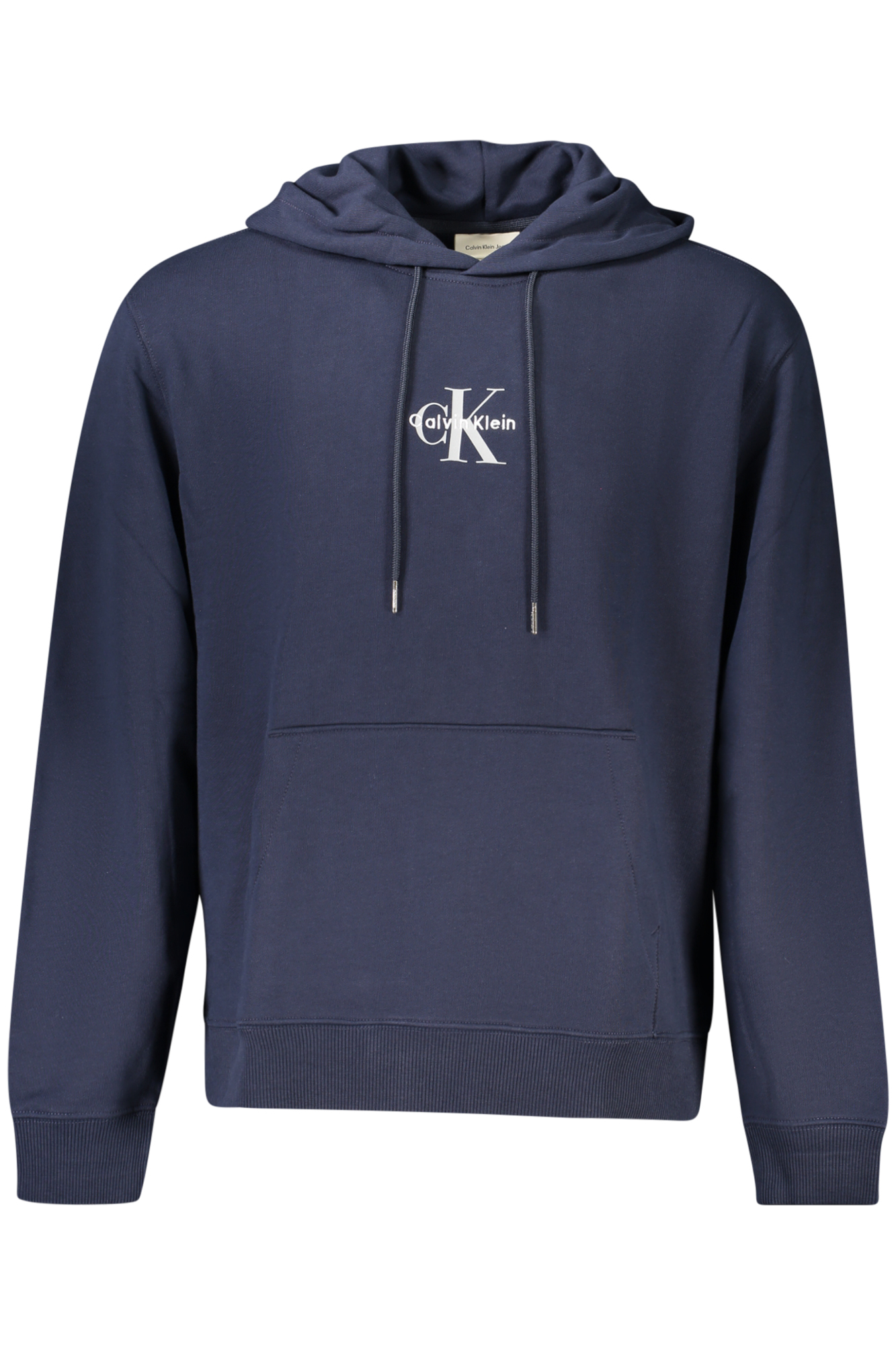 Φούτερ με κουκούλα Calvin Klein για άνδρες – Μπλε