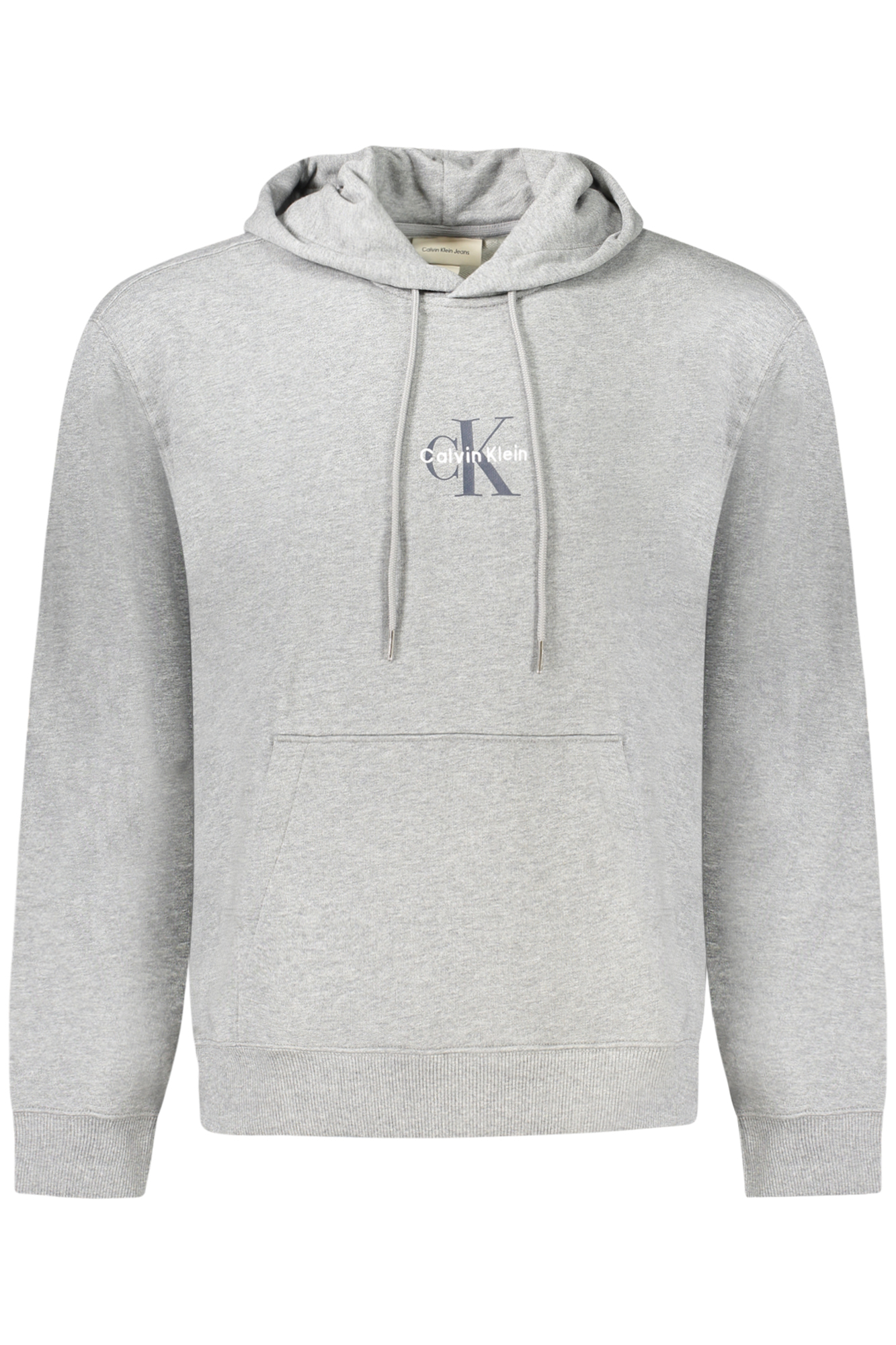 Φούτερ με κουκούλα Calvin Klein για άνδρες – Γκρι