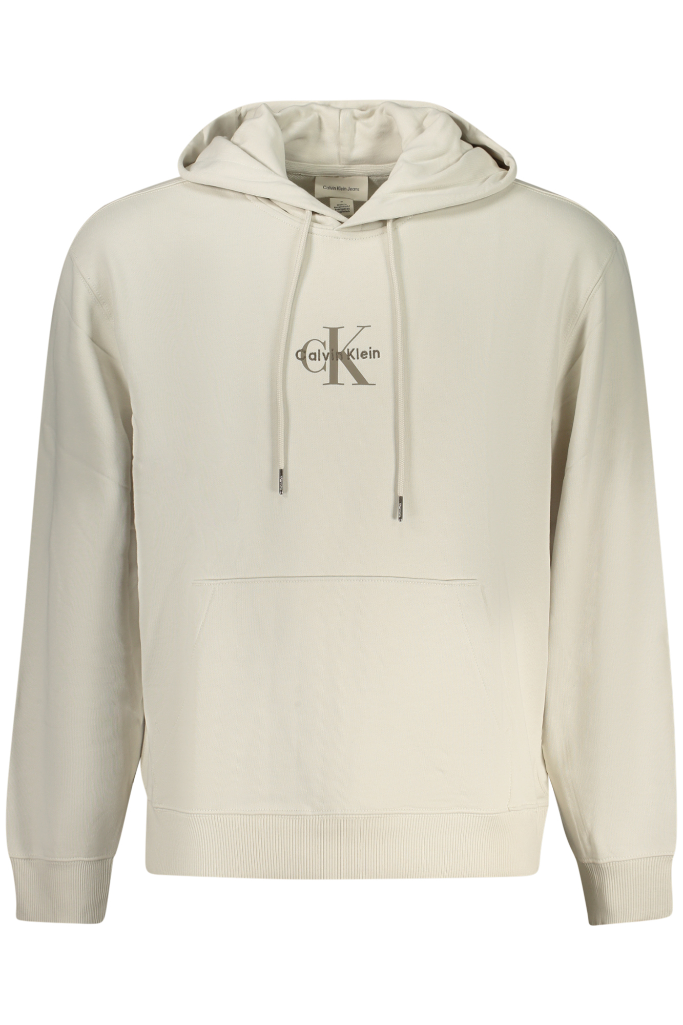 Φούτερ με κουκούλα Calvin Klein για άνδρες – Μπεζ