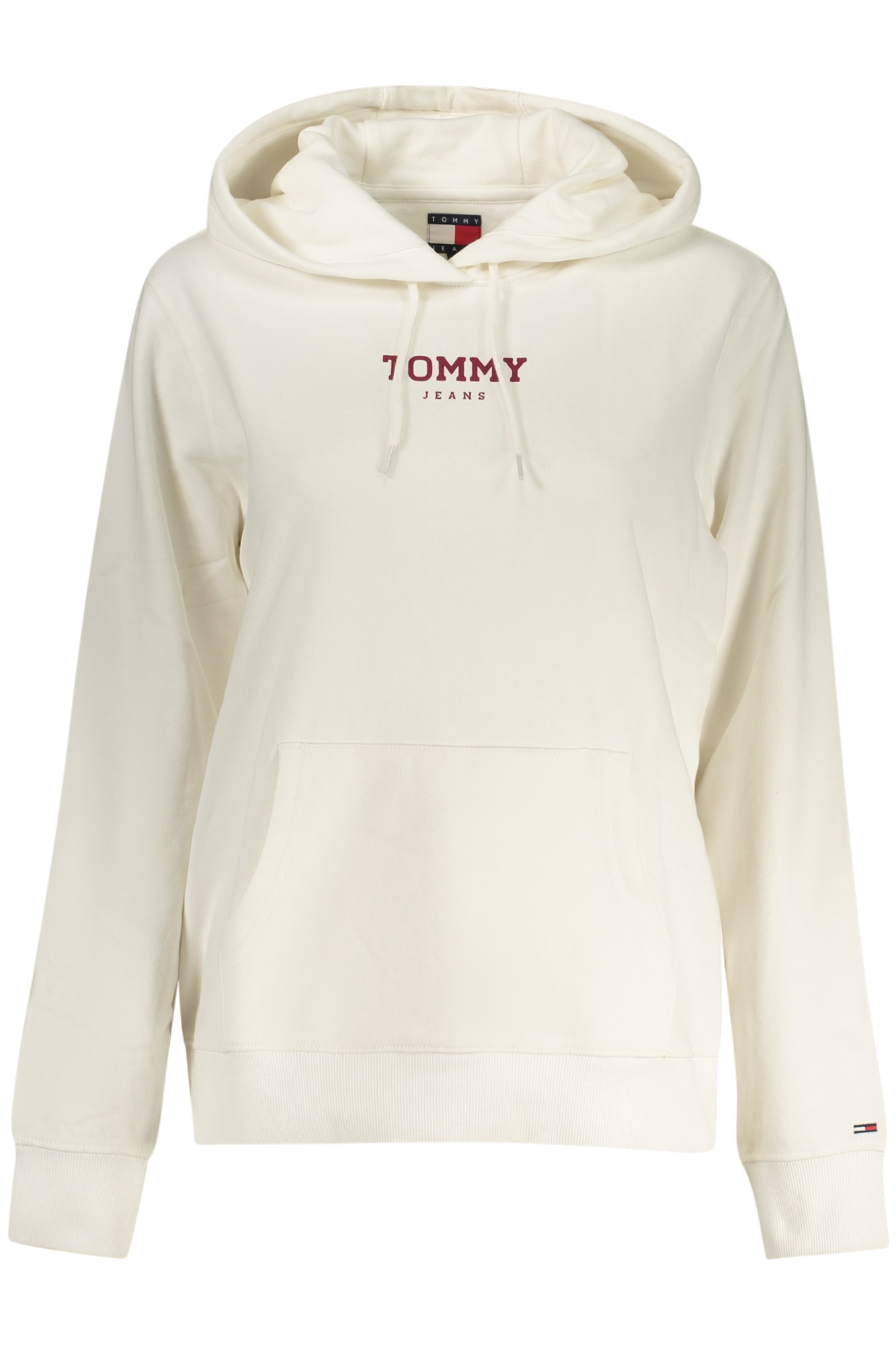 Φούτερ με κουκούλα Tommy Hilfiger για γυναίκες – Λευκό