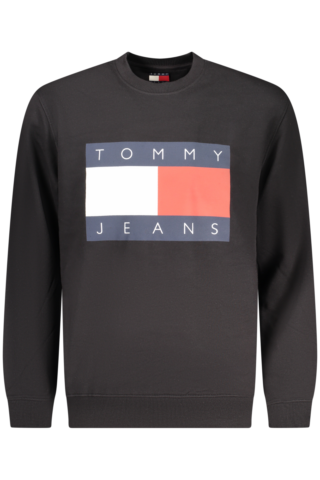 Φούτερ με κουκούλα Tommy Hilfiger για άνδρες – Μαύρο